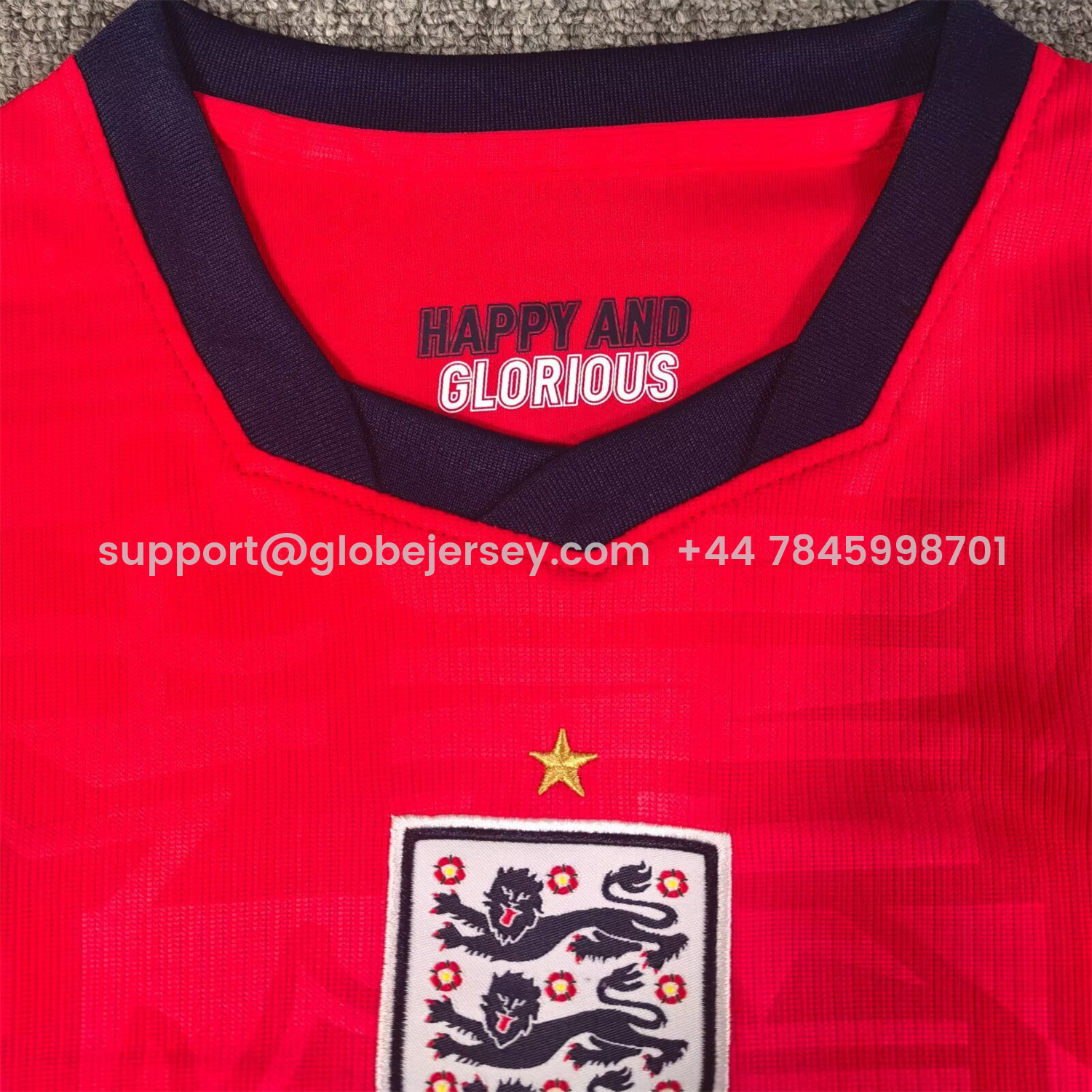 GlobeJersey-England 2026 Away Kids Kit