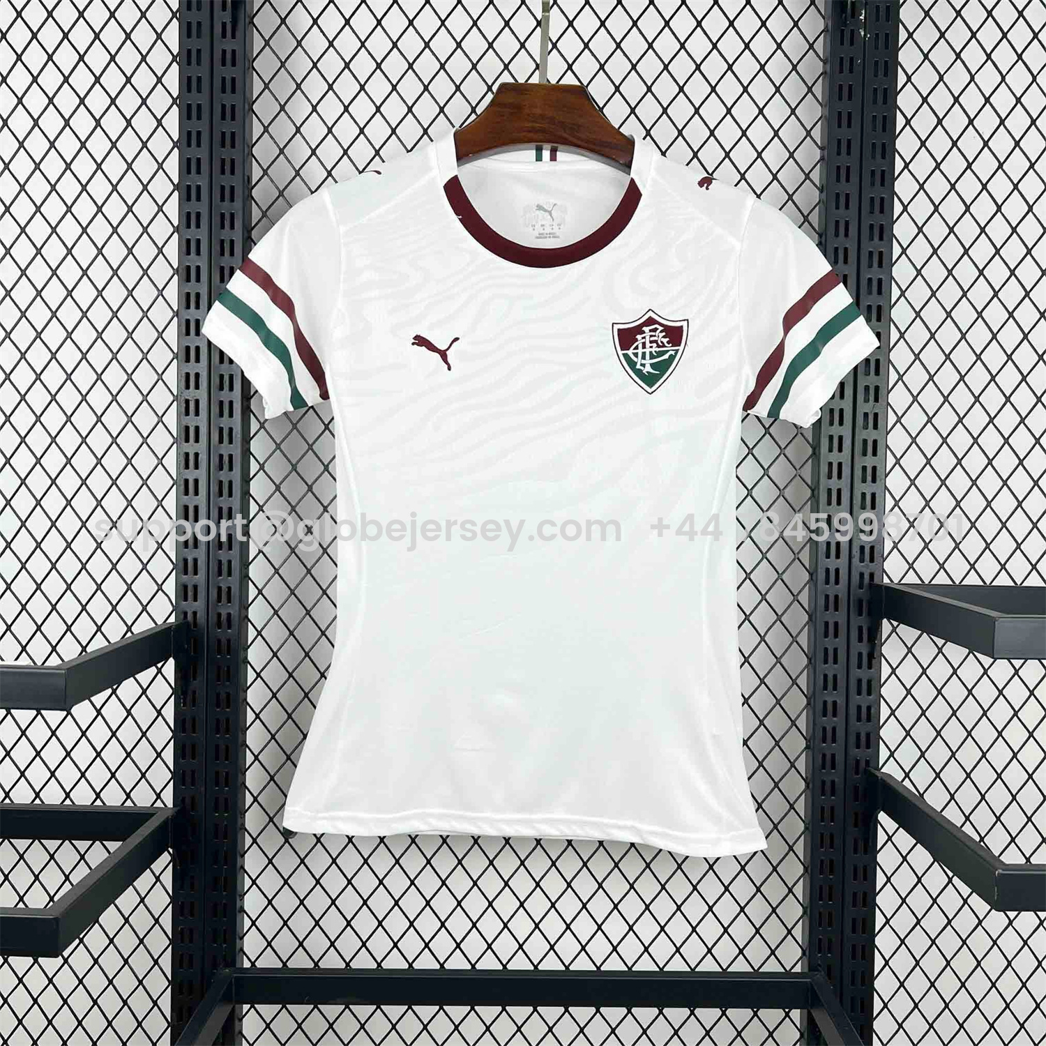 GlobeJersey-Women's Fluminense 26-27 Away Unsponsored Jersey