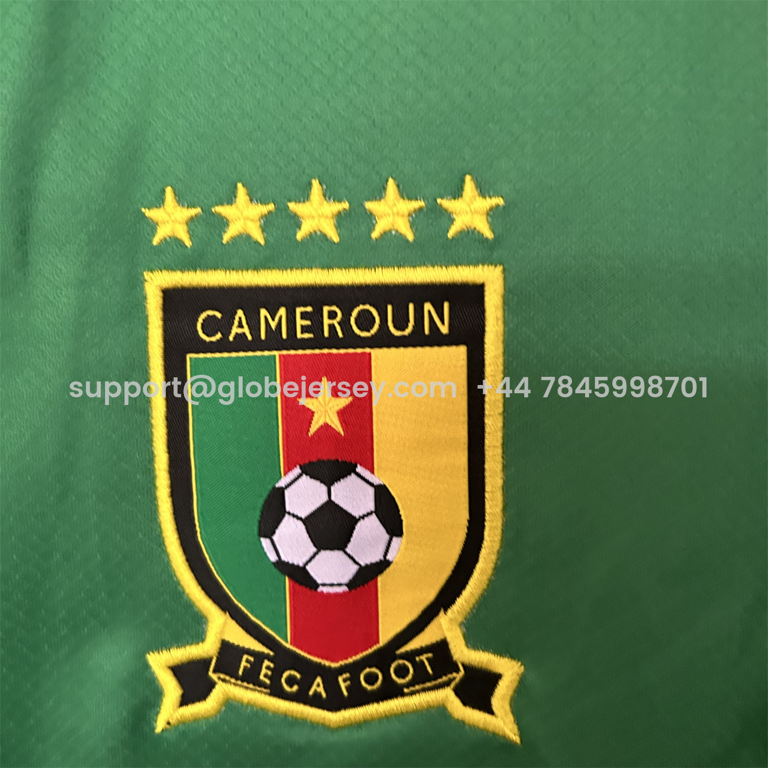 GlobeJersey-Cameroon 25-26 Home Jersey - Fans Version