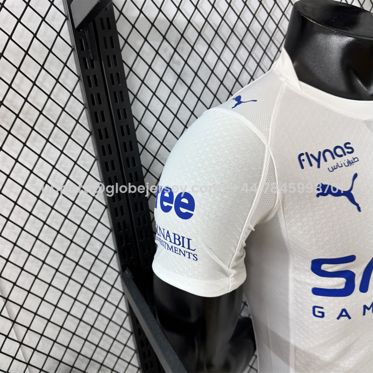 GlobeJersey-Al Hilal Riyadh Crescent 25-26 Away Jersey With Chest Sponsor - Player Version