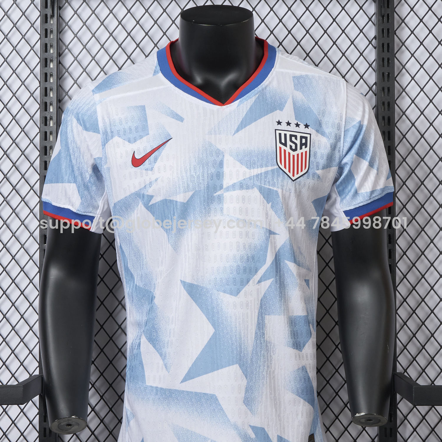 GlobeJersey-United States USA 25-26 Women's Team Home Jersey - Men's Player Version