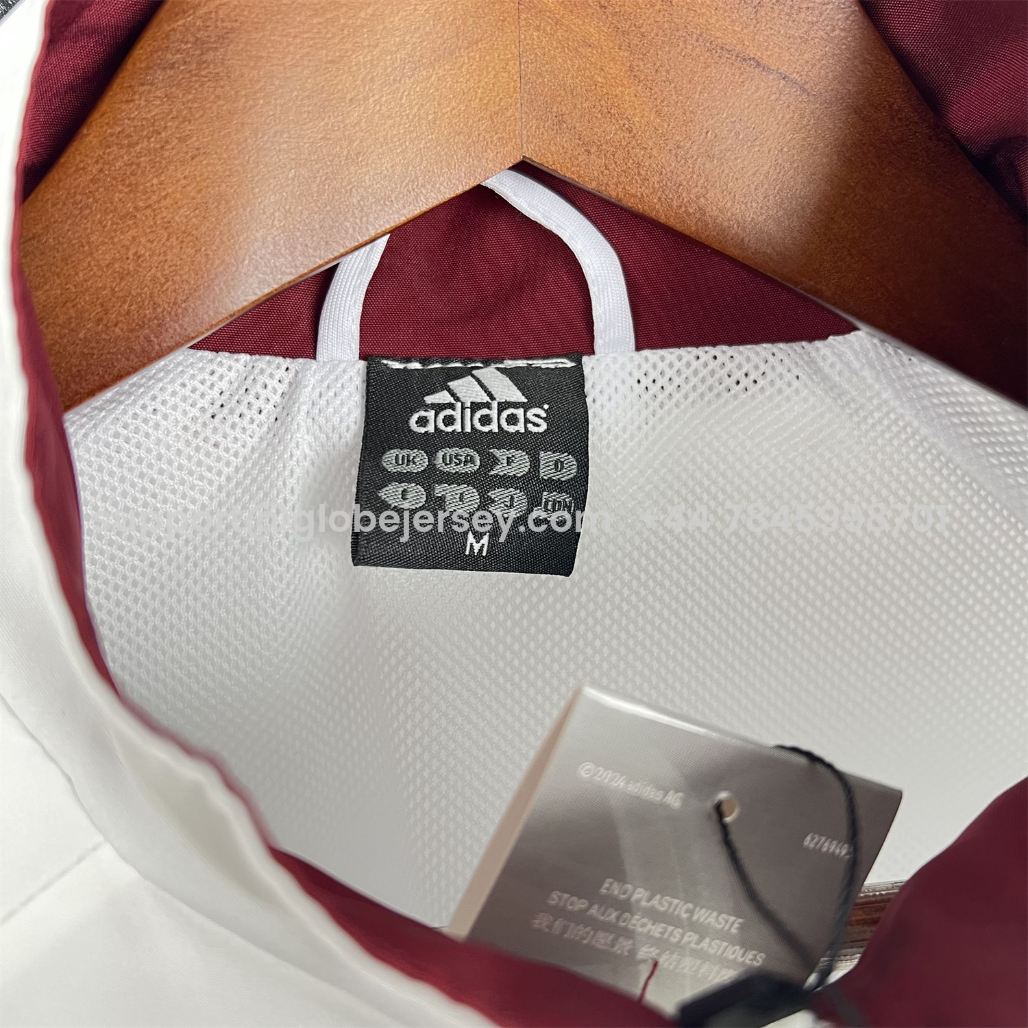 GlobeJersey-Spain 2026 Away Windbreaker Jacket - White