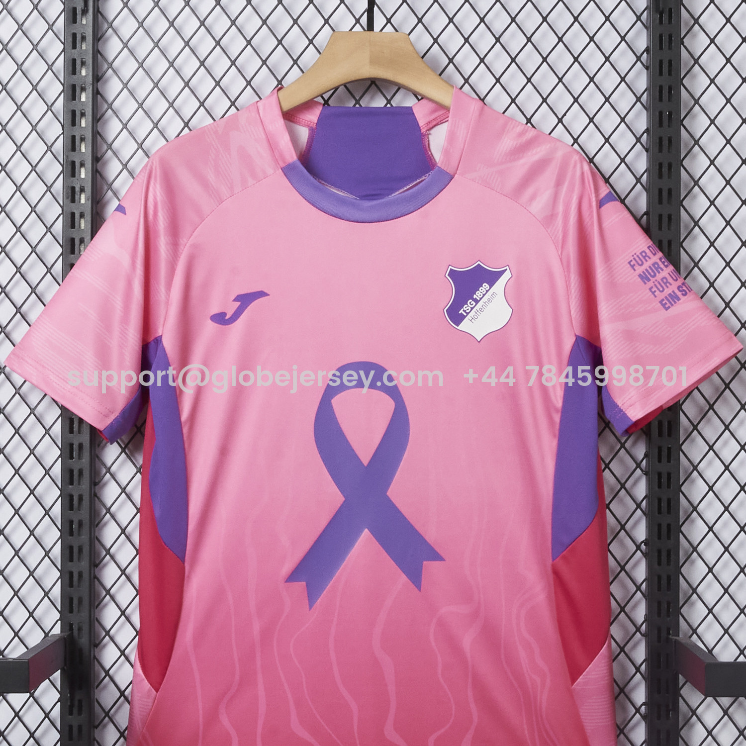 GlobeJersey-Hoffenheim 25-26 Breast Cancer Awareness Special Jersey - Fans Version