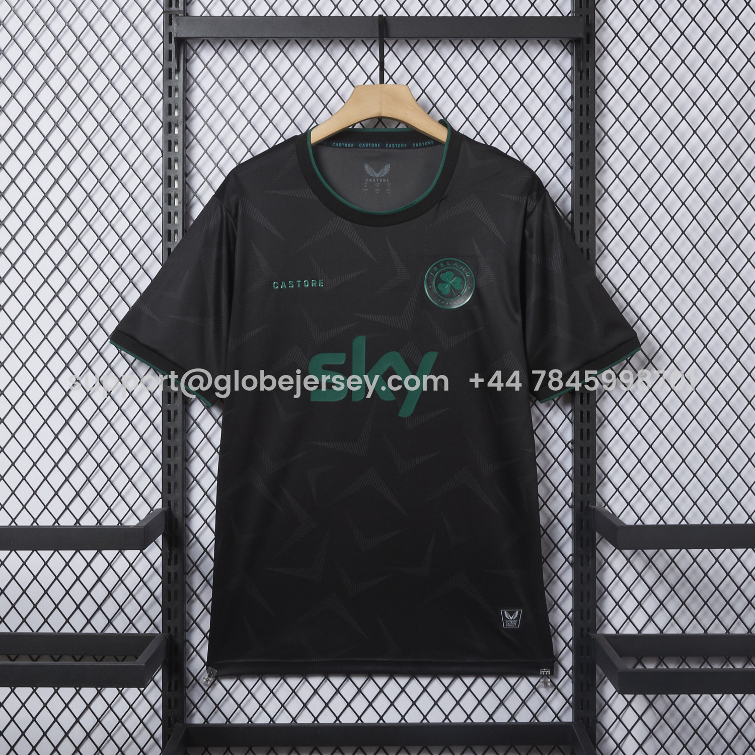 GlobeJersey-Ireland 2026 Stealth Black Special Jersey - Fans Version