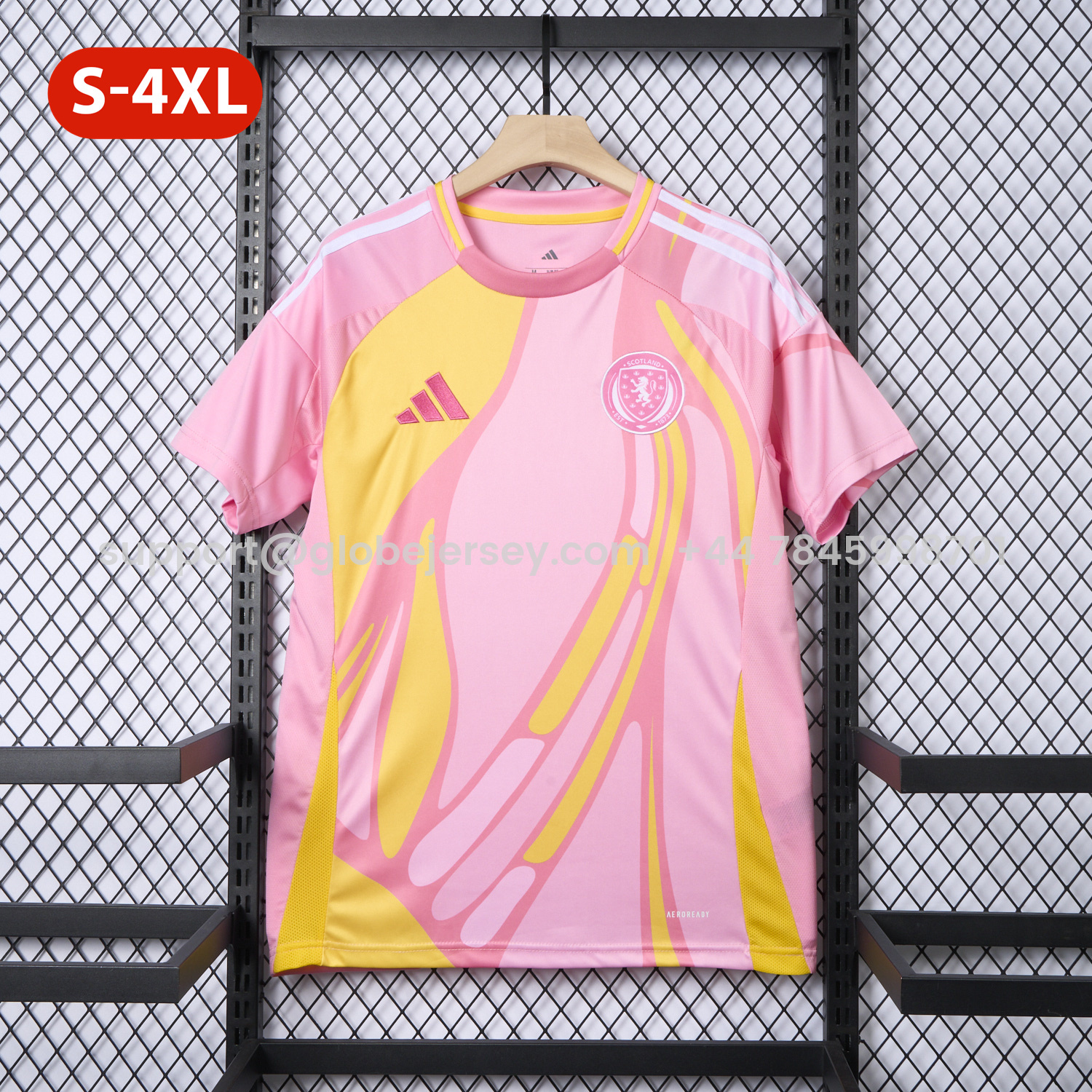 GlobeJersey-S-c-o.t l.a-n.d 2025 Women's Team Away Jersey - Men's Fans Version