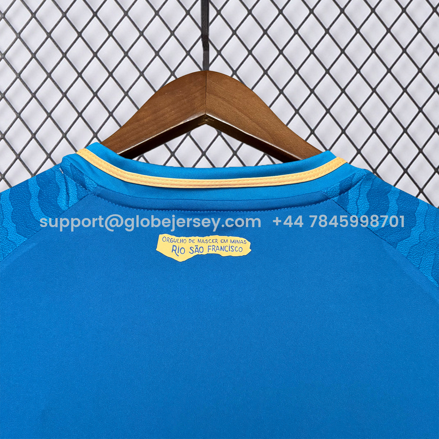 GlobeJersey-Cruzeiro 25-26 Third Lake Blue Jersey - Fans Version