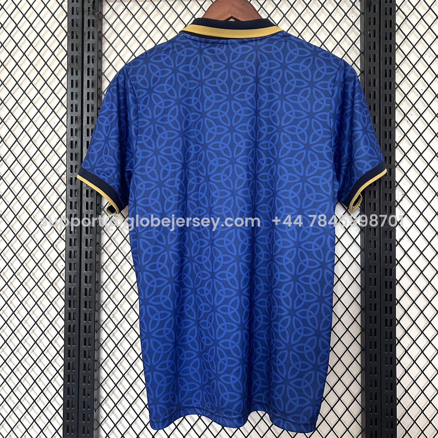 GlobeJersey-Ireland 2025 St. Patrick's Day Blue Jersey - Fans Version