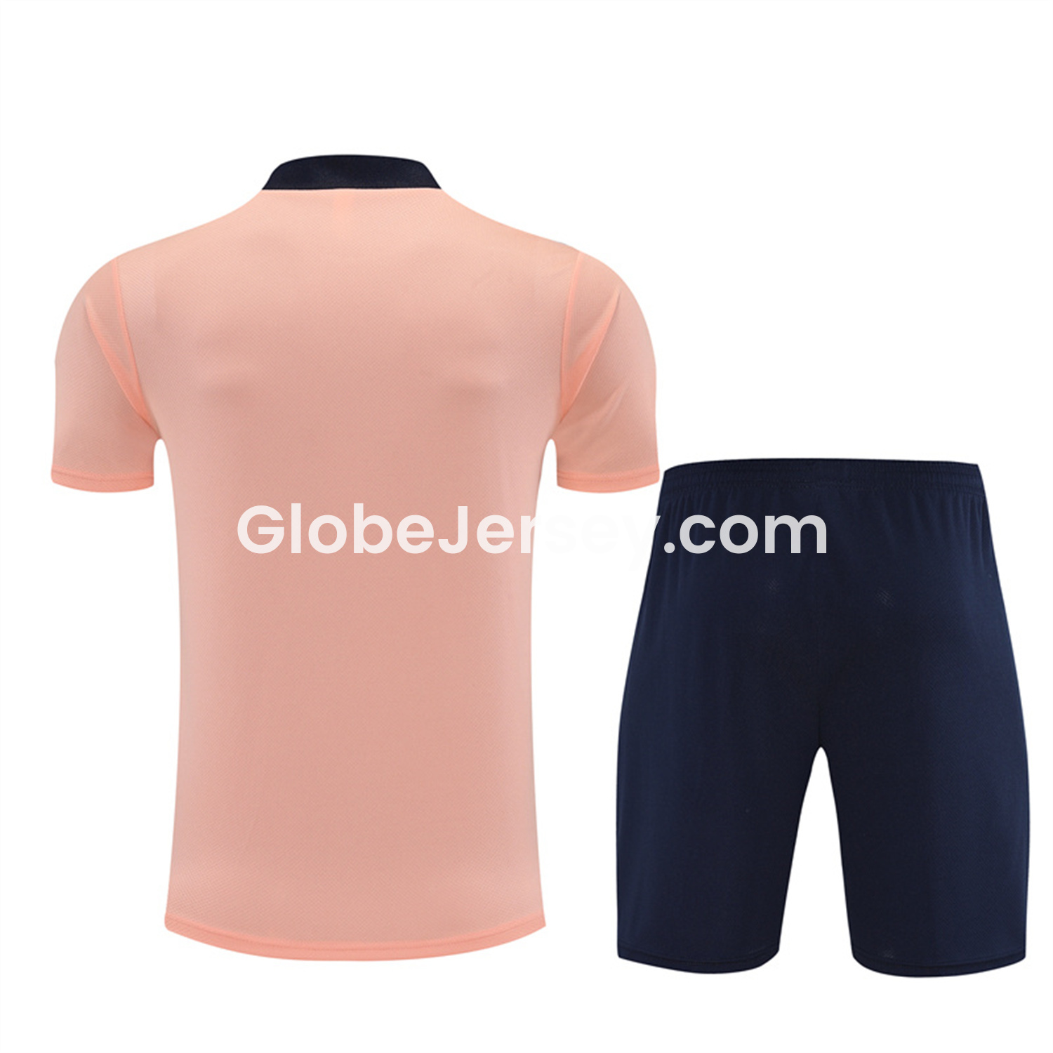 GlobeJersey-C.H.E.L.S.E.A 25-26 Kids Short-Sleeve Training Set - Pink top & Blue Shorts
