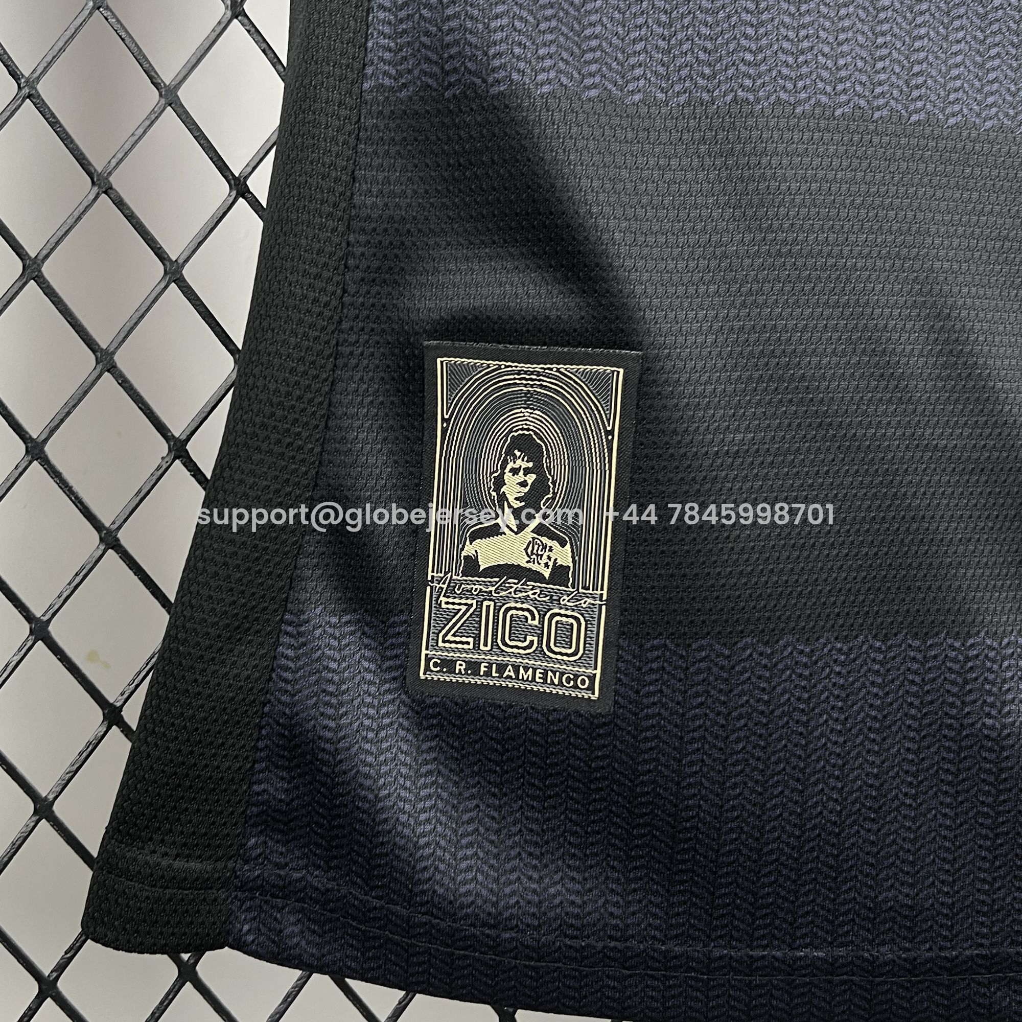 GlobeJersey-Women's Flamengo 25-26 ZICO Commemorative Black Jersey