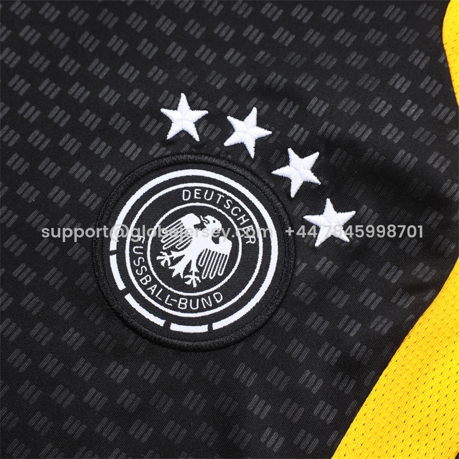 GlobeJersey-Germany 2026 Vest Training Set - Black Vest and Black Shorts