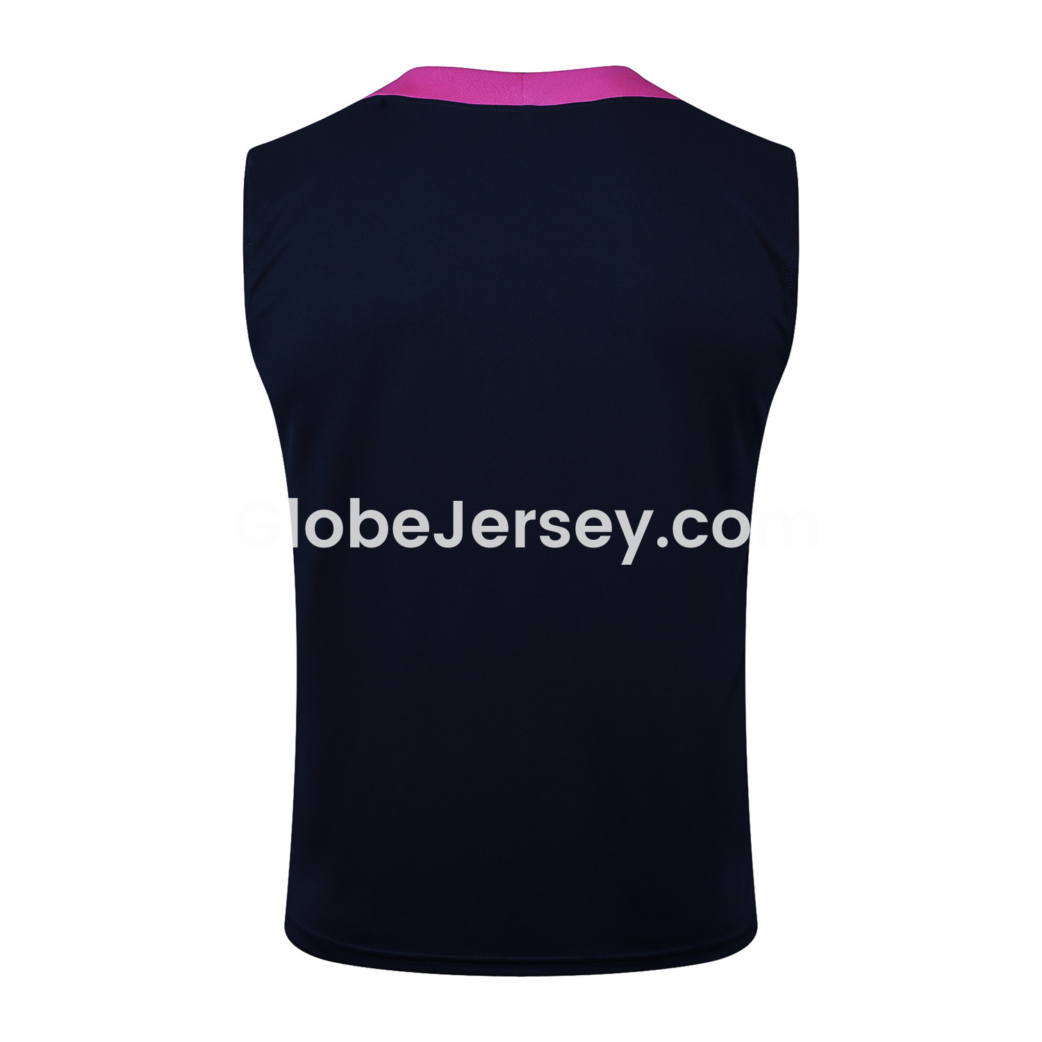 GlobeJersey-Barcelona 25-26 Vest Training Set - Deep Blue Black Vest and Shorts
