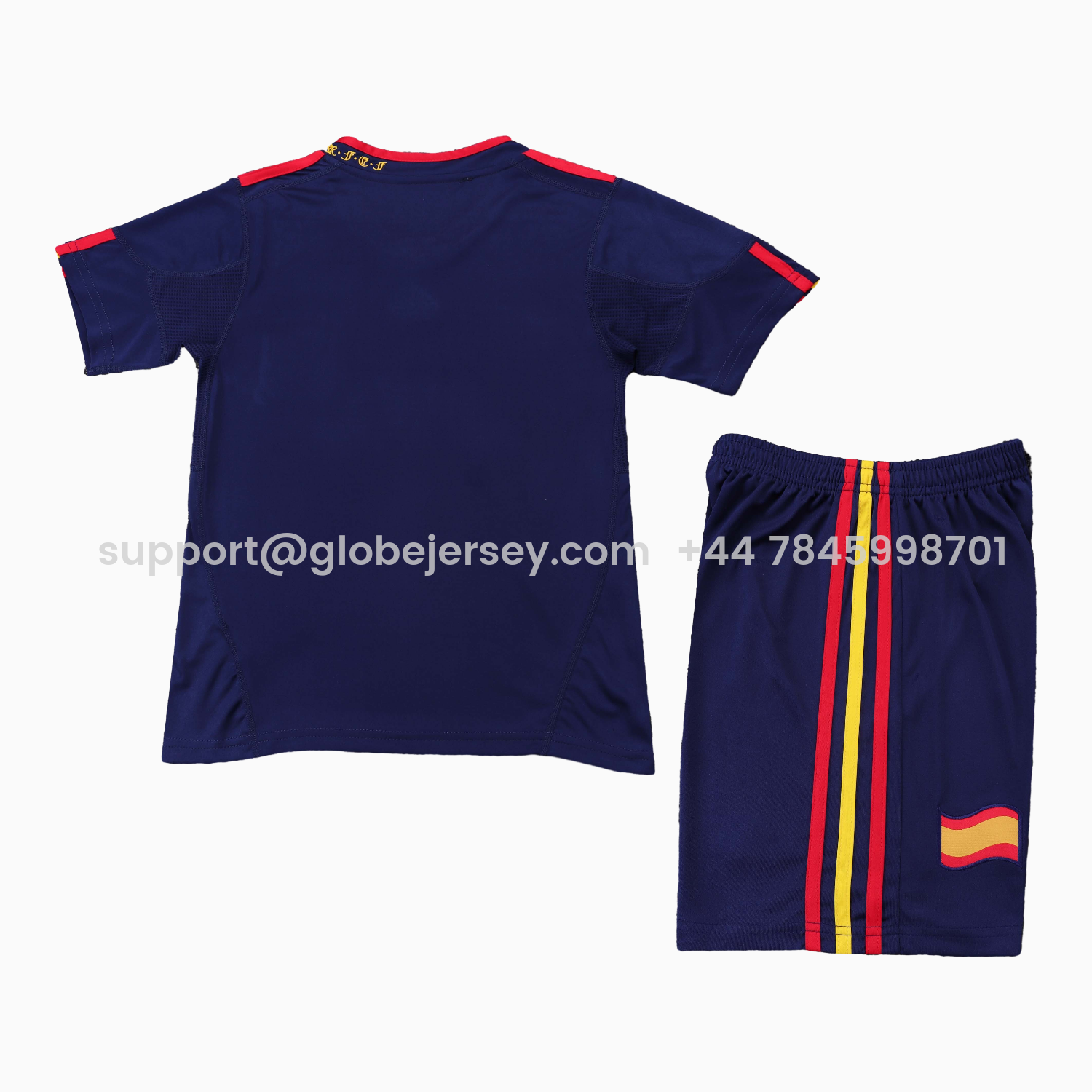 GlobeJersey-Retro Spain 2010 Away Kids Kit