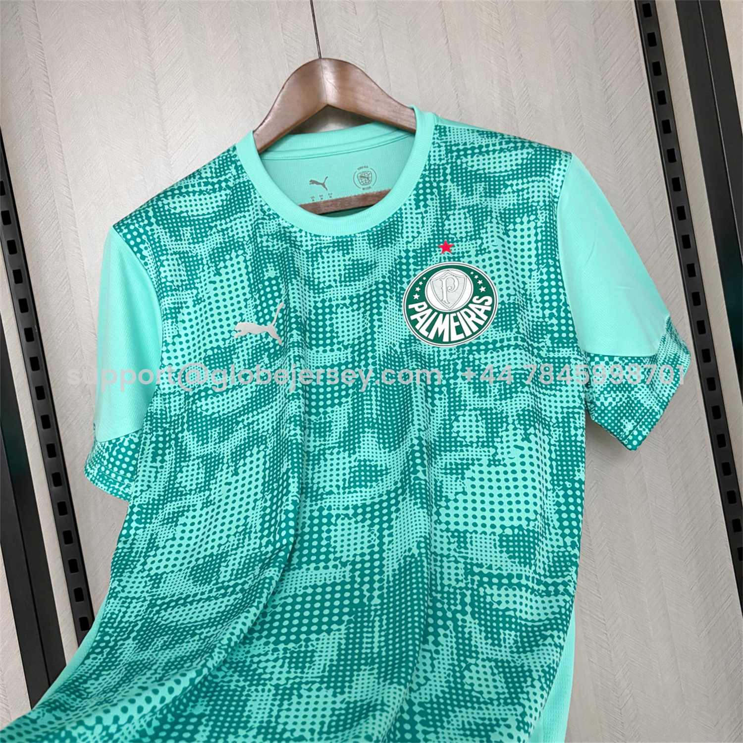 GlobeJersey-Palmeiras 26-27 Mint Green Training Jersey - Fans Version