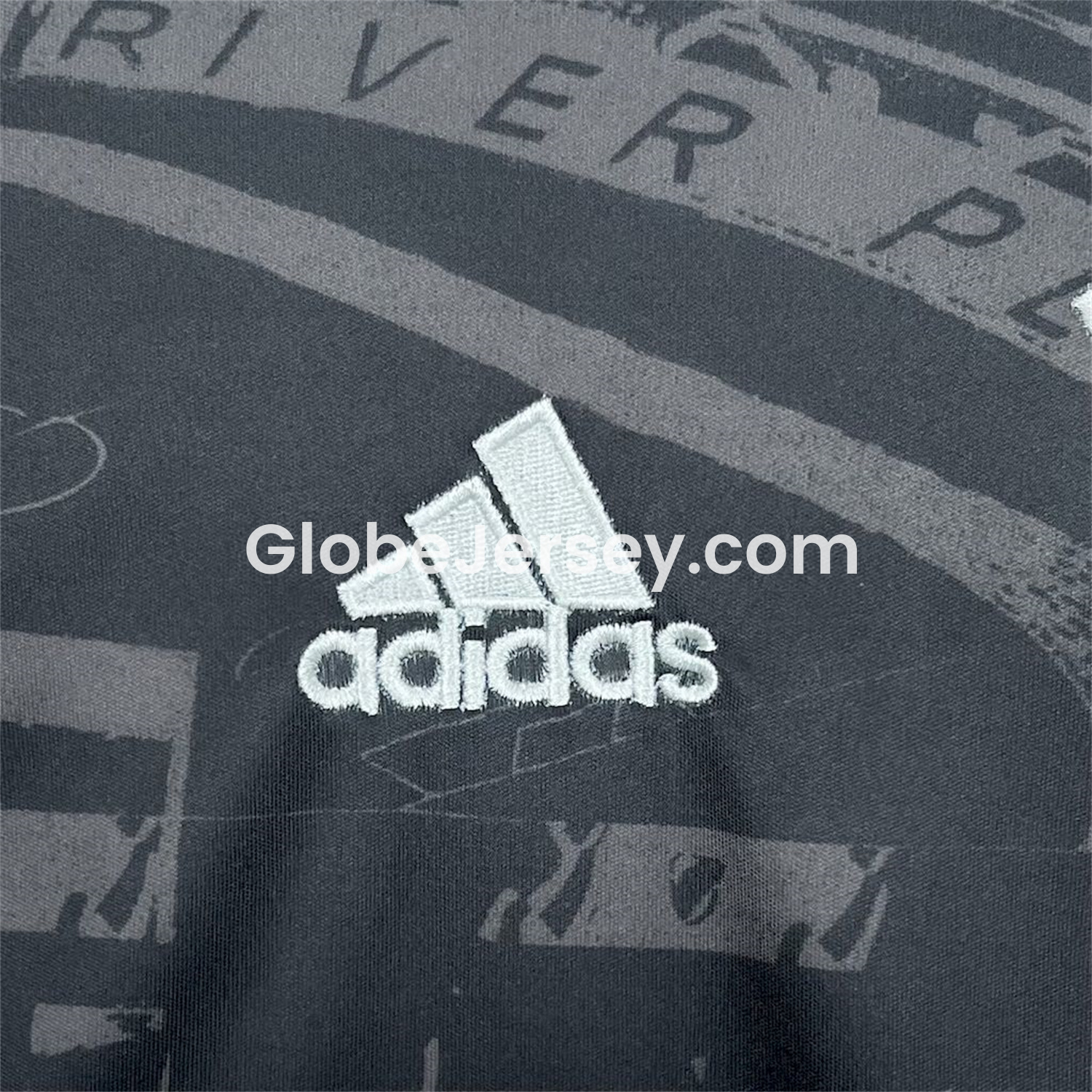GlobeJersey-Retro River Plate 2013-14 75th Anniversary Black Jersey