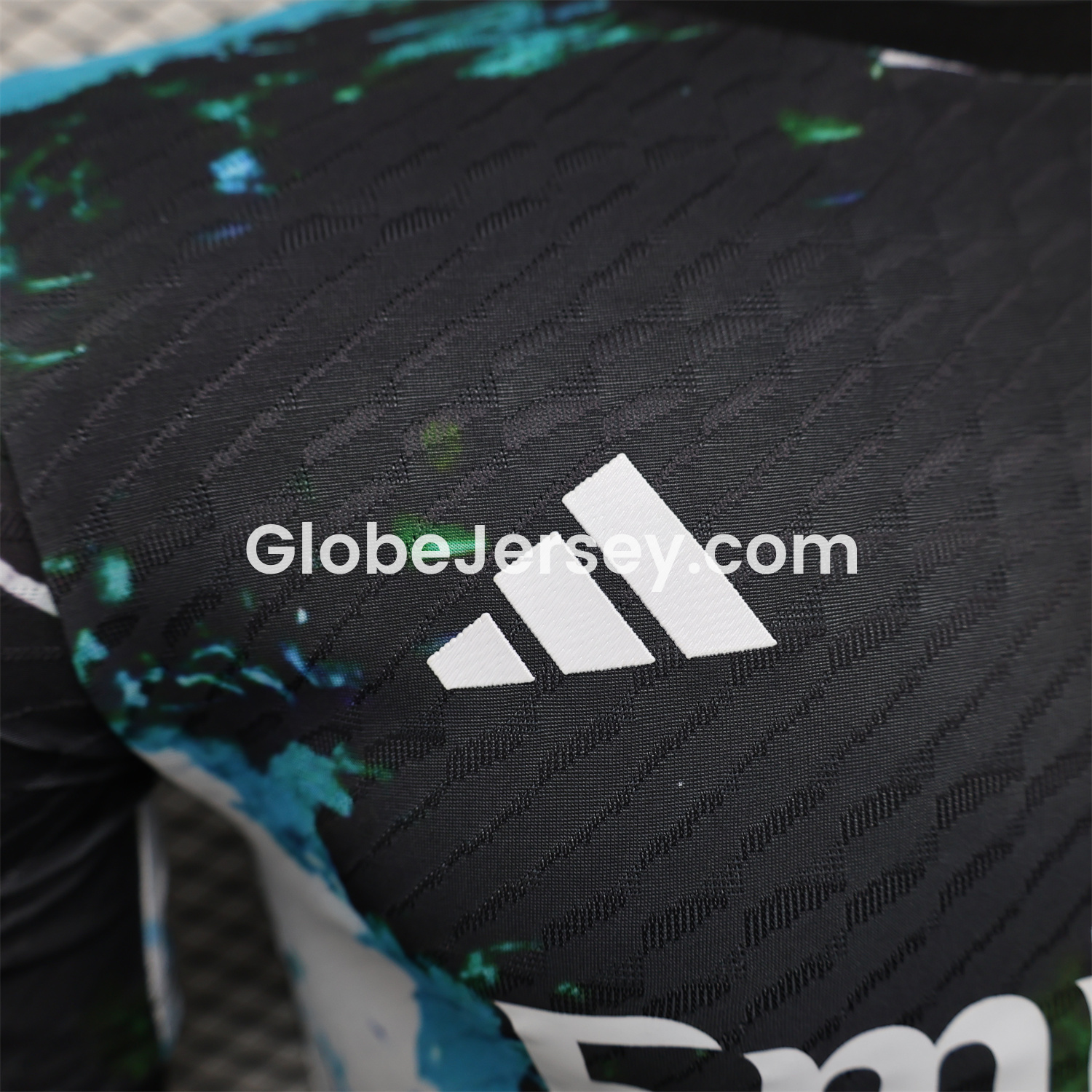 GlobeJersey-Real Madrid 25-26 Green & Black Special Edition Jersey - Player Version
