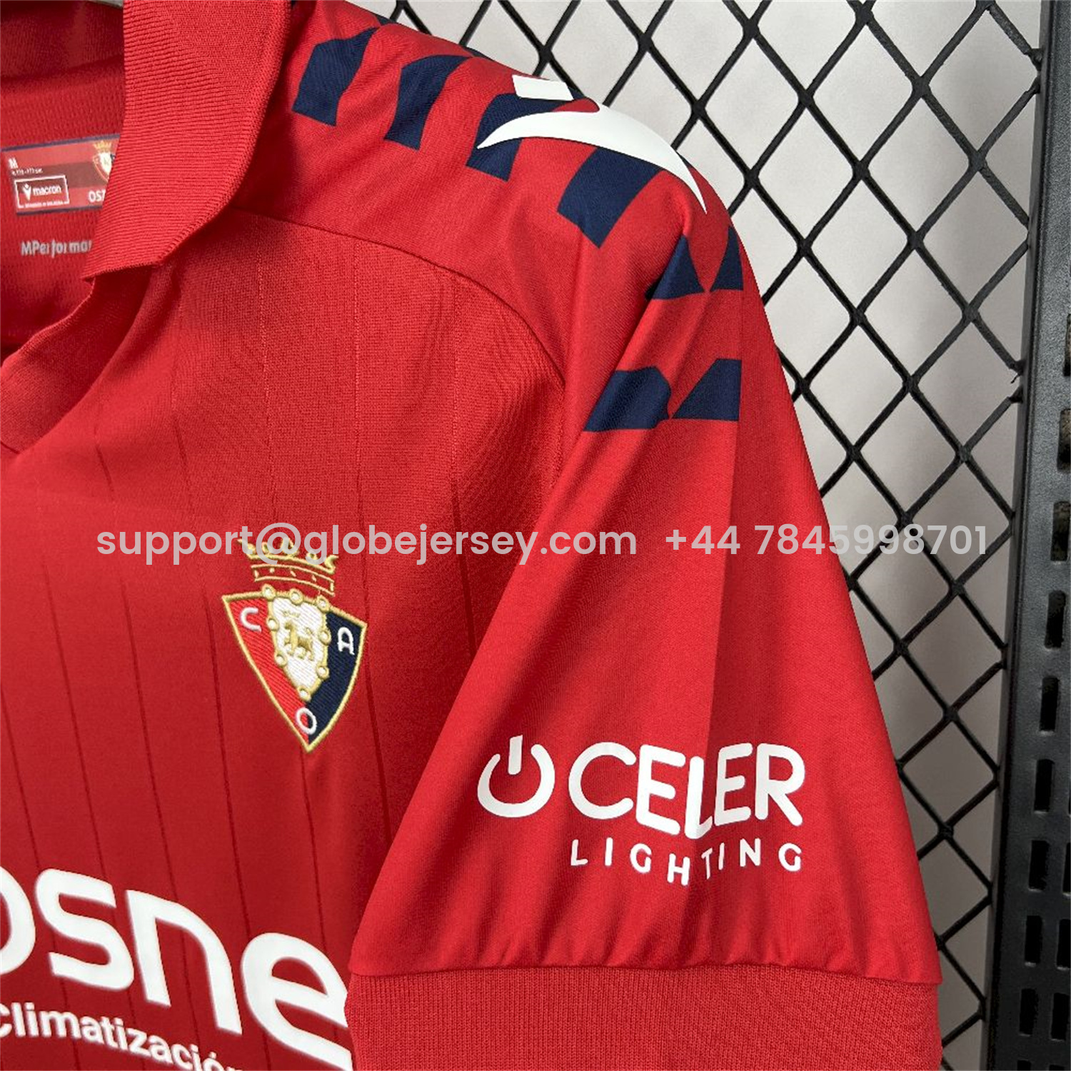 GlobeJersey-Osasuna 25-26 Home Jersey - Fans Version