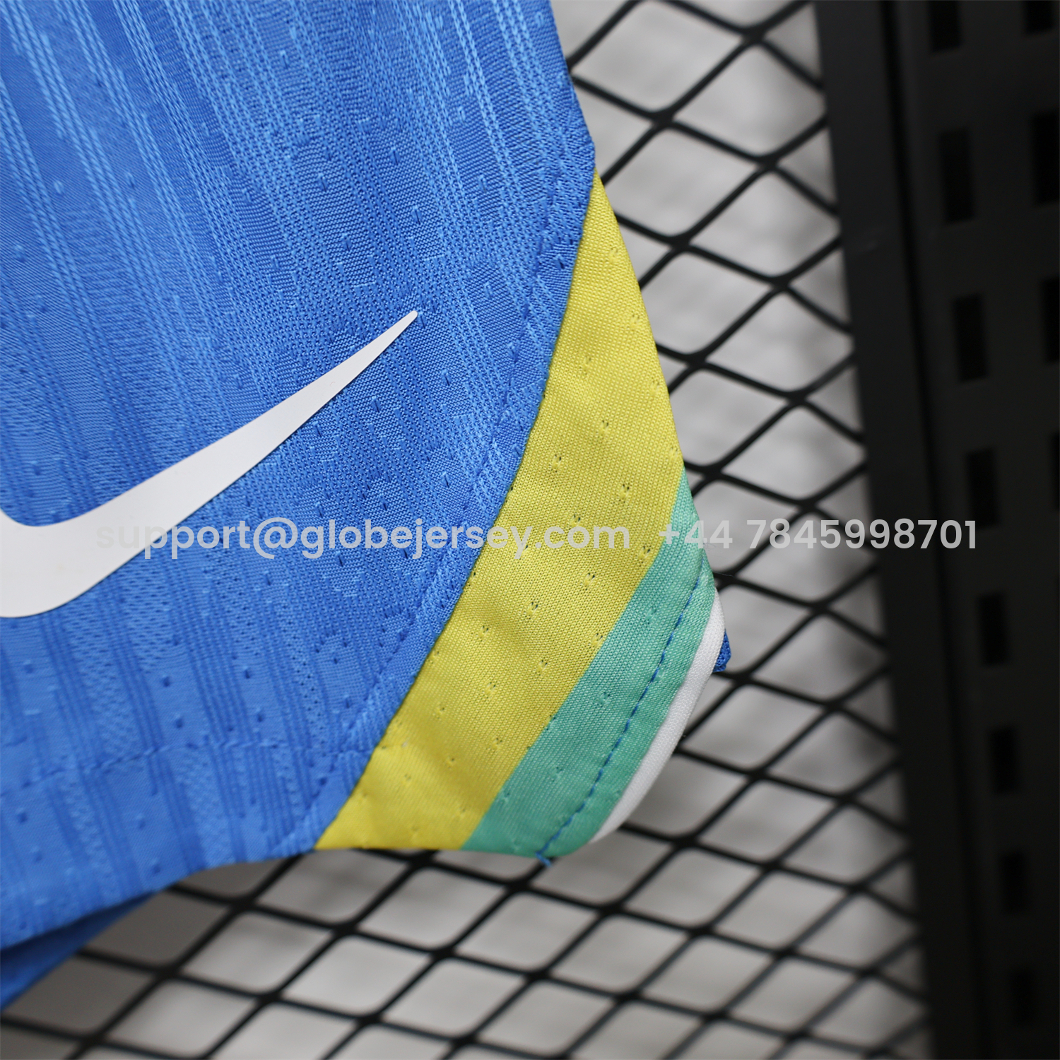 GlobeJersey-Brazil 2026 Home Blue Shorts - Player Version