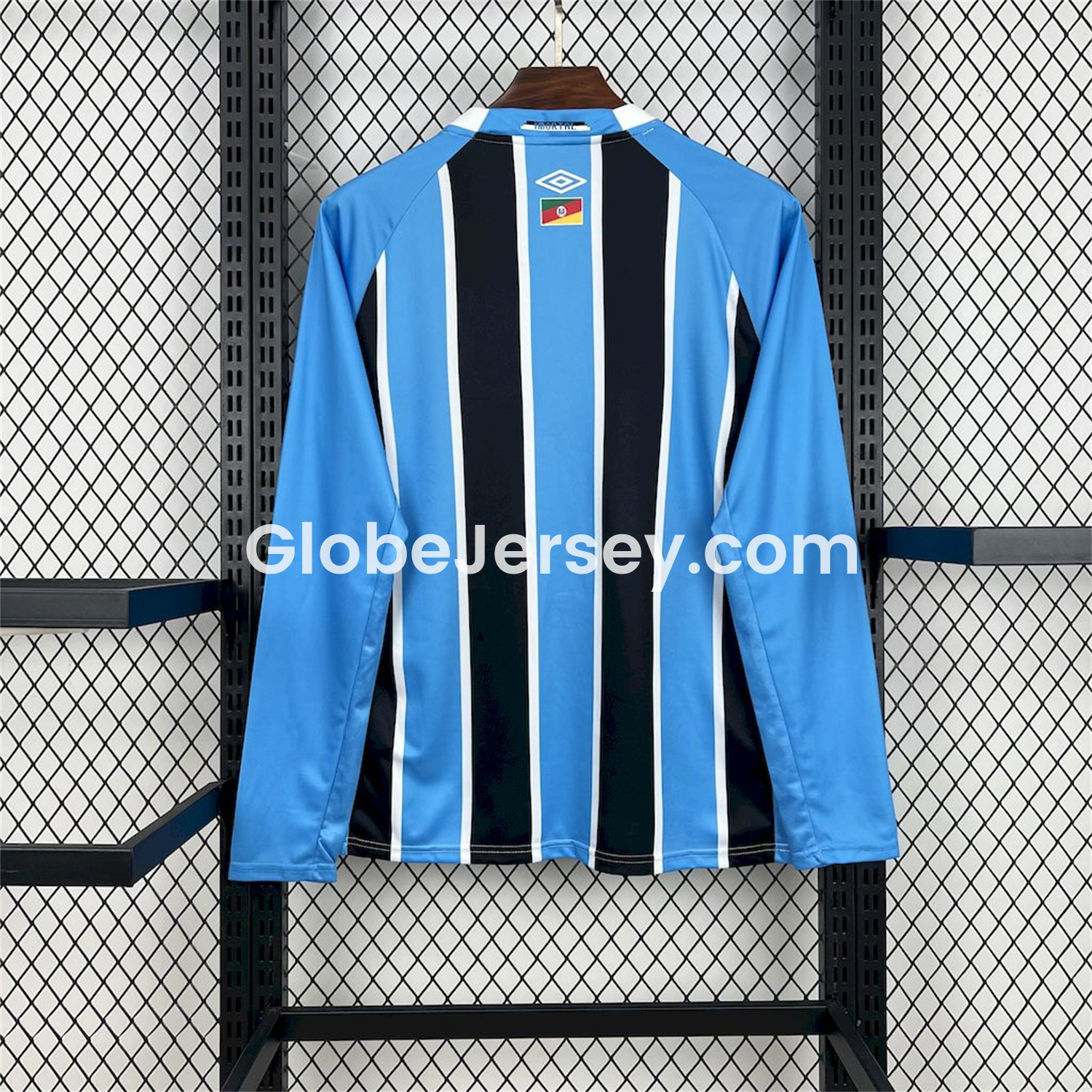 GlobeJersey-Gremio 25-26 Home Long Sleeves Jersey with Sponsor - Fans Version