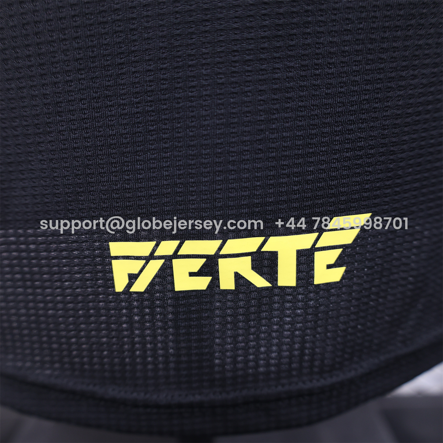 GlobeJersey-Algeria 25-26 Pure Black Jersey with Yellow Line - Player Version