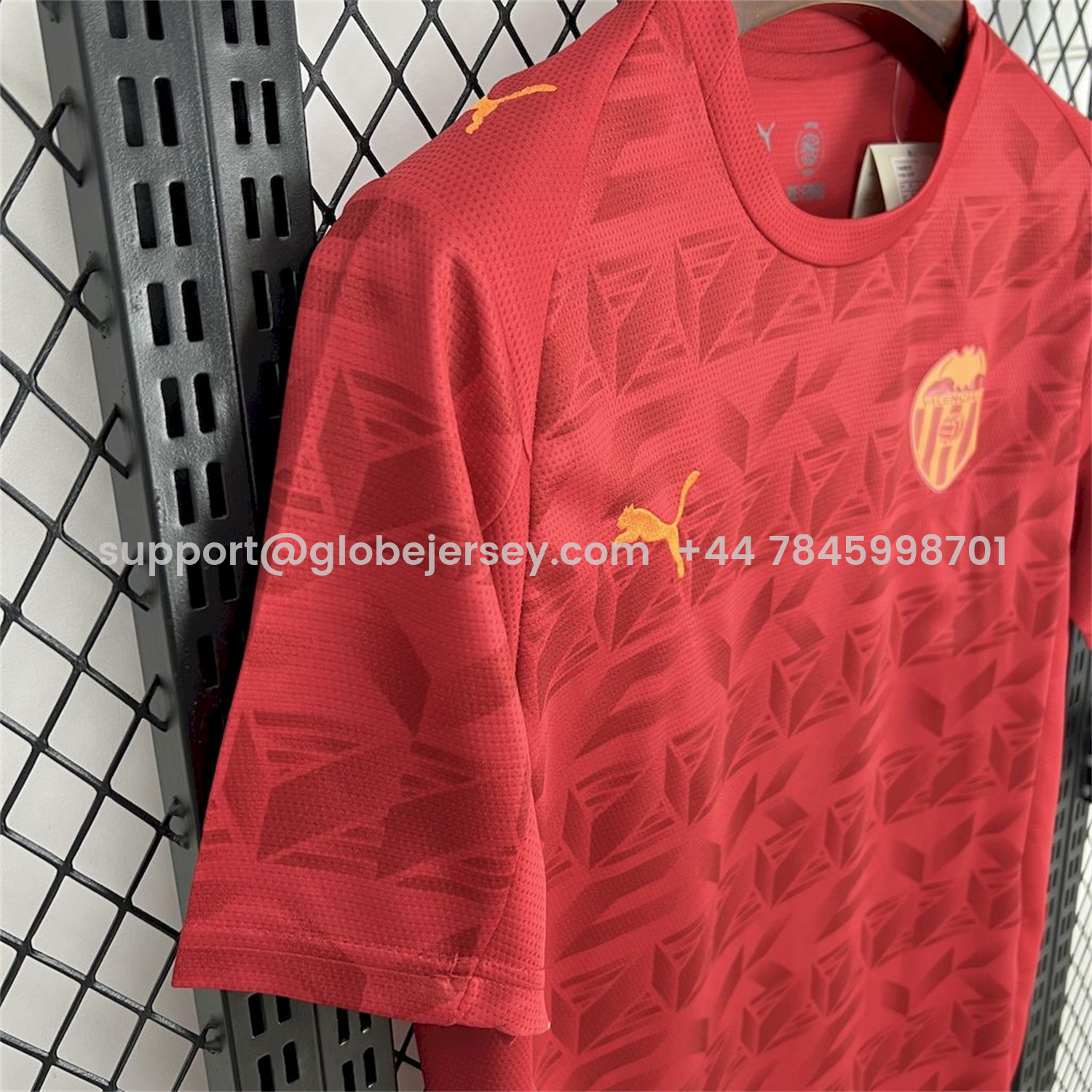 GlobeJersey-Valencia 25-26 Away Unsponsored Jersey - Fans Version