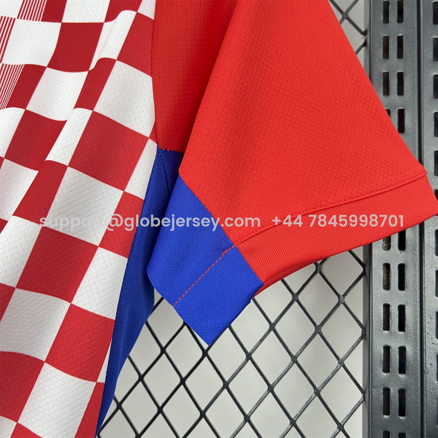 GlobeJersey-Croatia 2026 Home White And Red Jersey - Fans Version