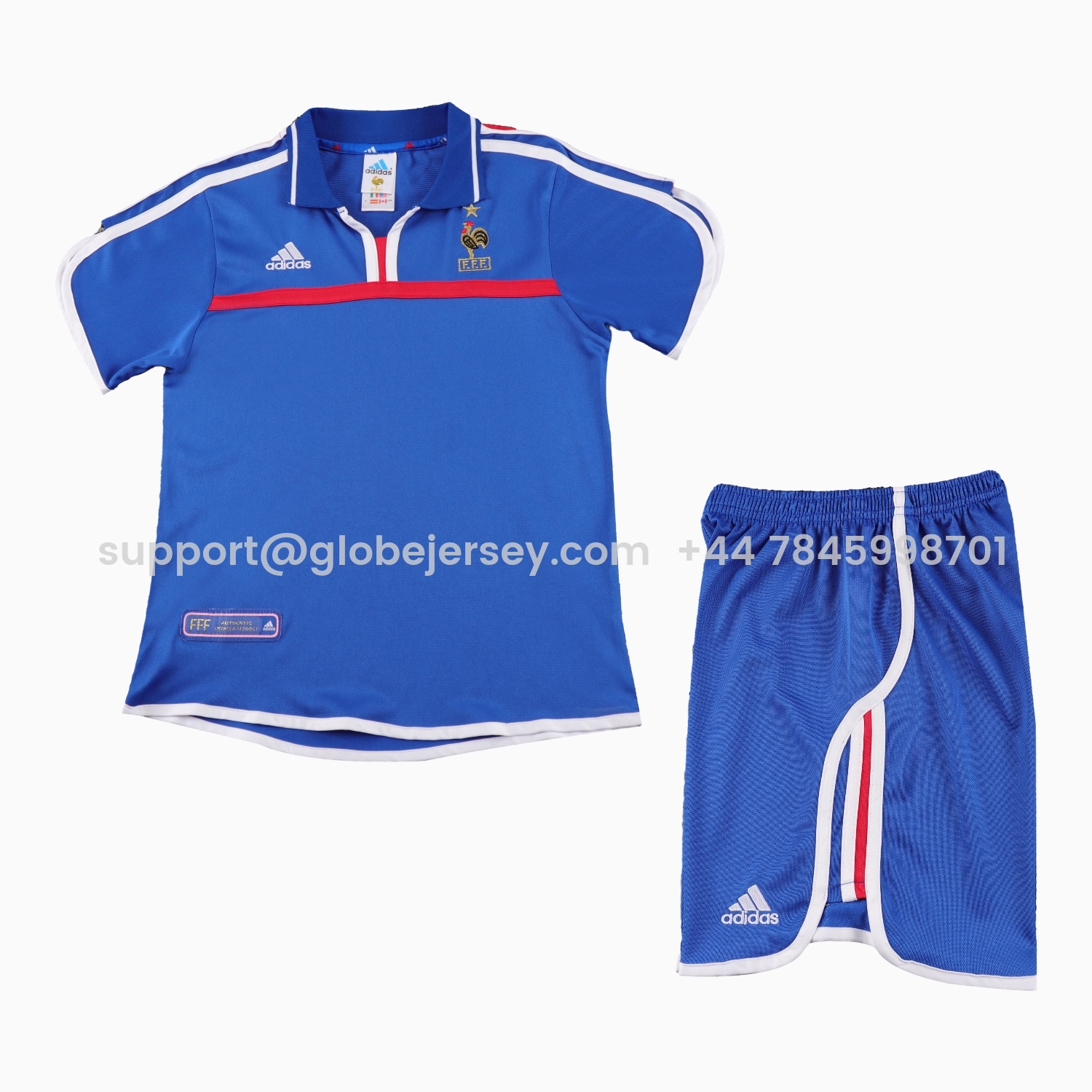GlobeJersey-Retro France 2000 Home Kids Kit