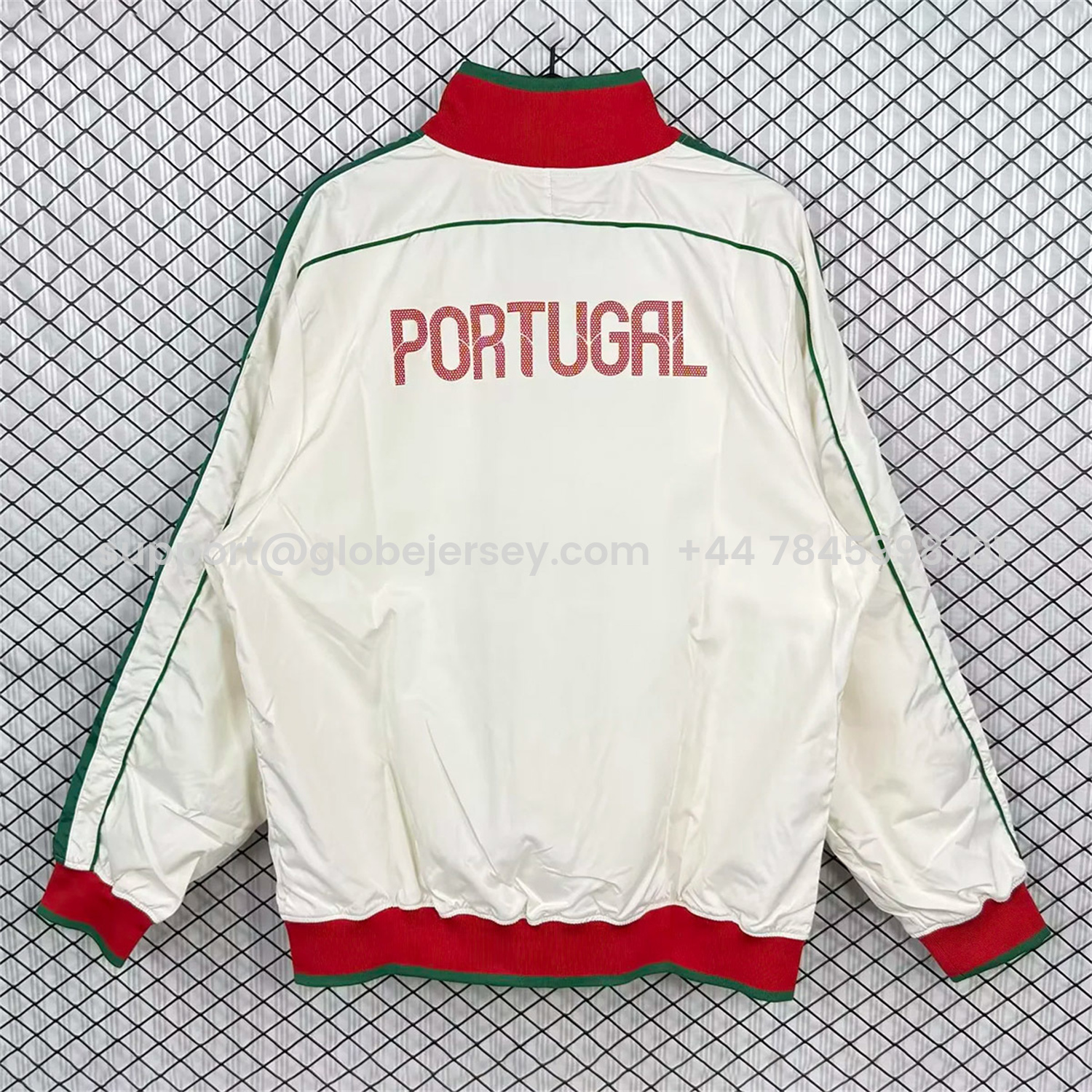 GlobeJersey-Retro Portugal 2010 White Windbreaker
