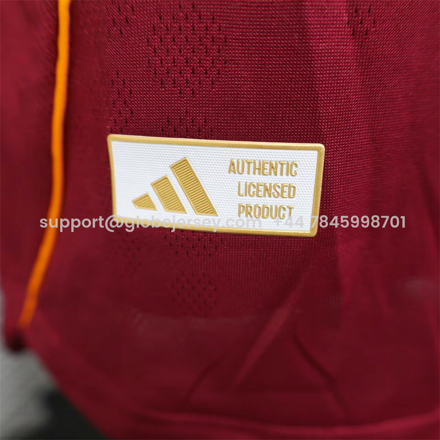 GlobeJersey-AS Roma 25-26 Home Unsponsored Jersey - Player Version