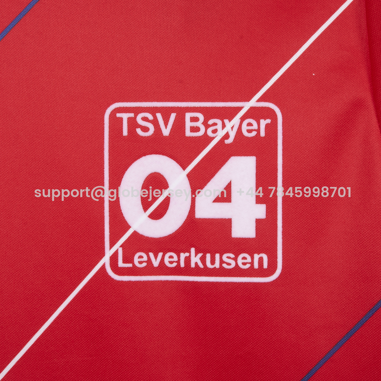 GlobeJersey-Retro Bayer 04 Leverkusen 1987-88 Home Red Jersey