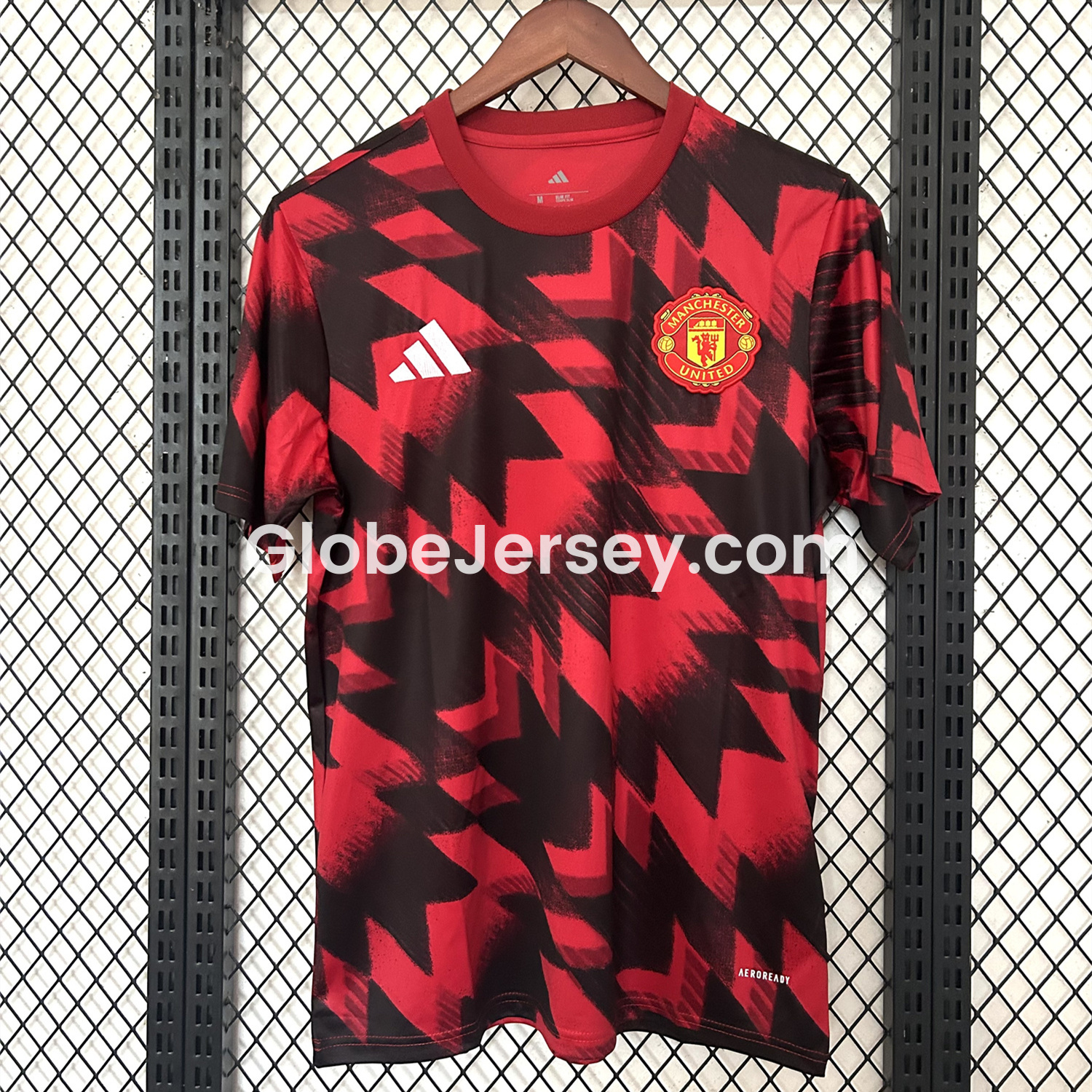 GlobeJersey-Manchester United 25-26 Red Pre-match Training Jersey - Fans Version