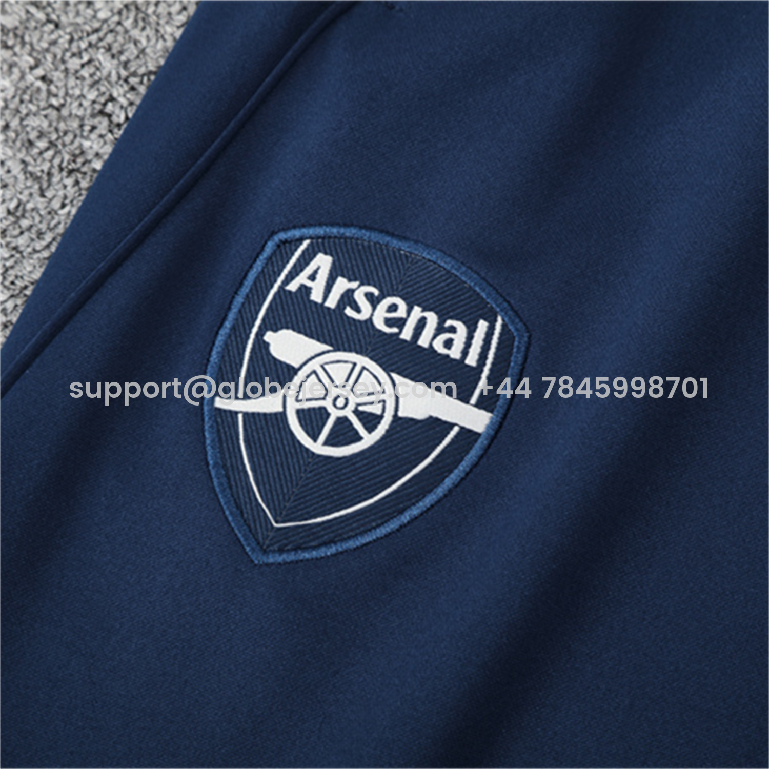 GlobeJersey-Arsenal 25-26 Long Sleeve Training Set - Royal Blue Top & Royal Blue Pants