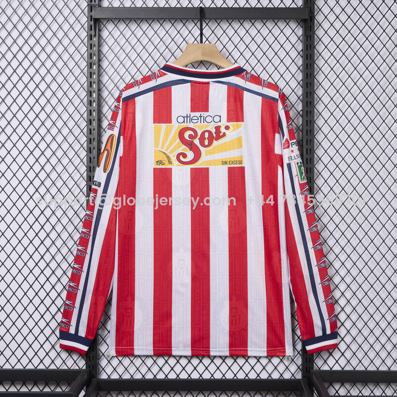 GlobeJersey-Retro Chivas de Guadalajara 1997-98 Home 2 Long Sleeves Jersey