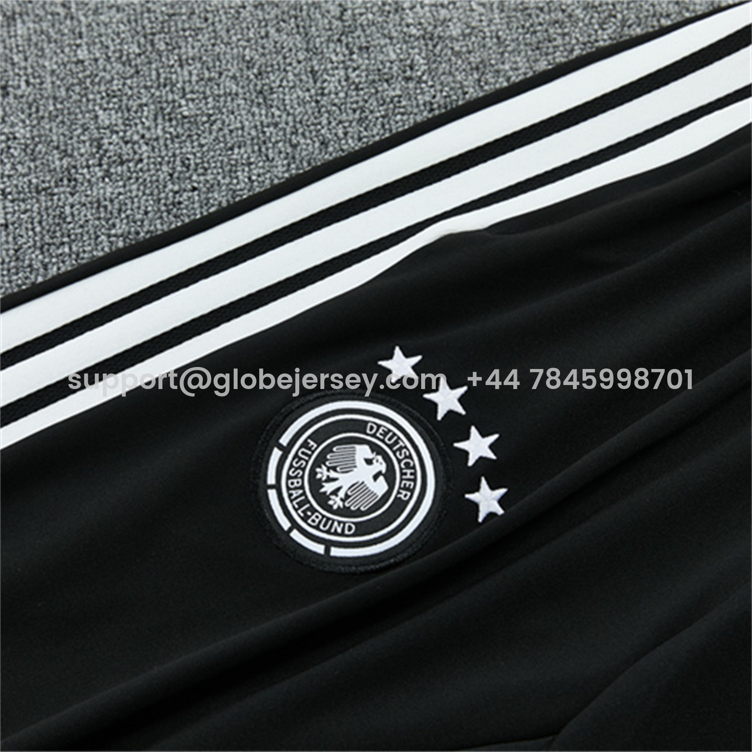 GlobeJersey-Germany 2026 Long Sleeve Training Set - Red Top & Pants