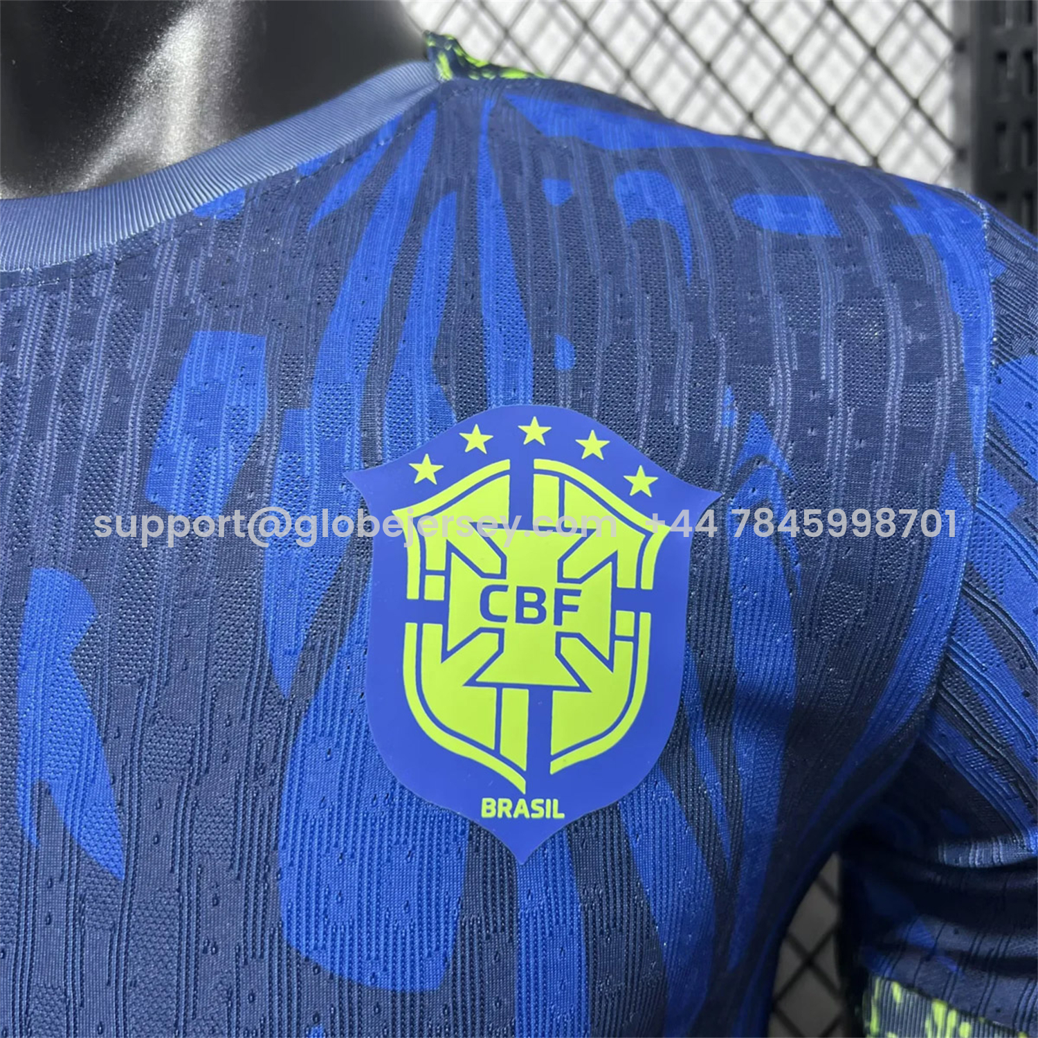 GlobeJersey-Brazil 2026 Blue Colors Special Jersey - Player Version
