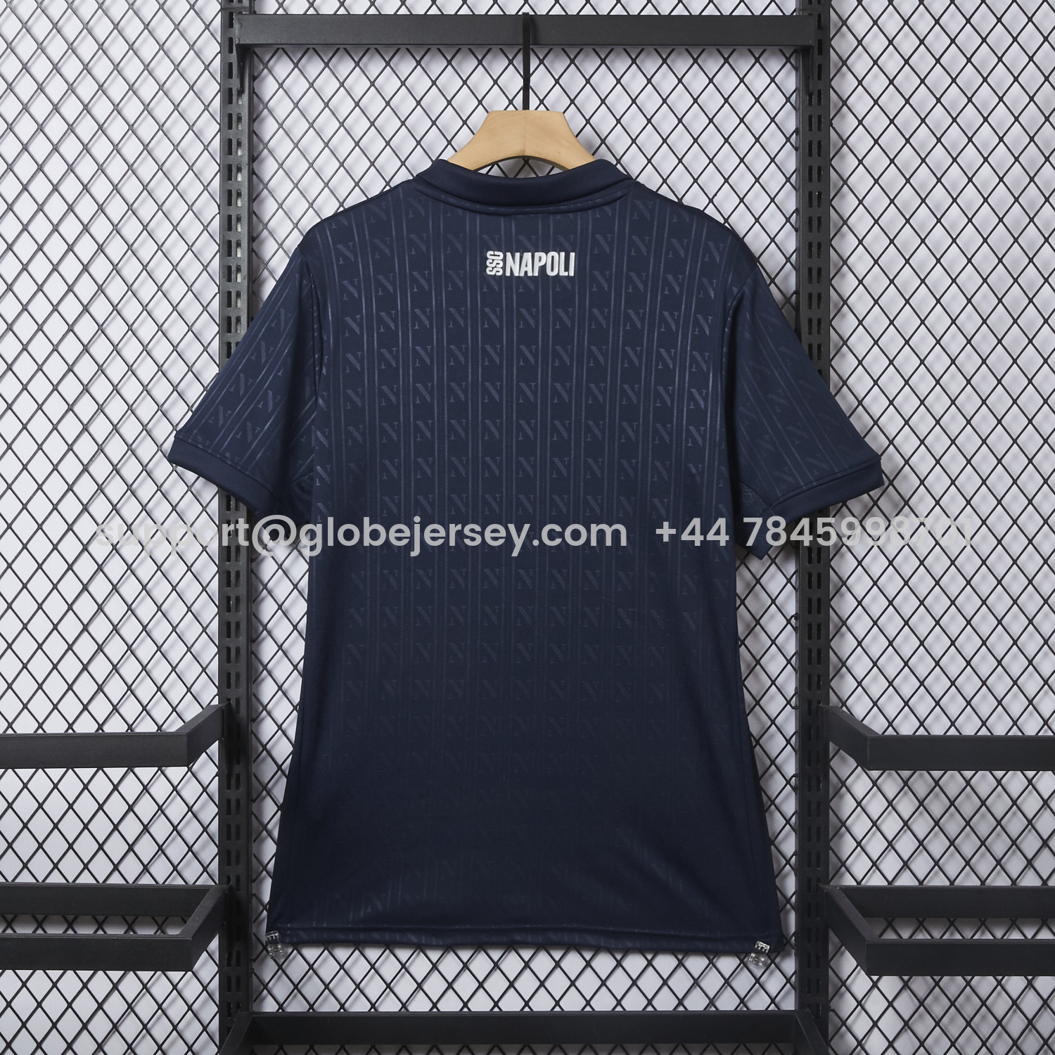 GlobeJersey-Napoli 25-26 European Third Deep Blue Jersey - Fans Version