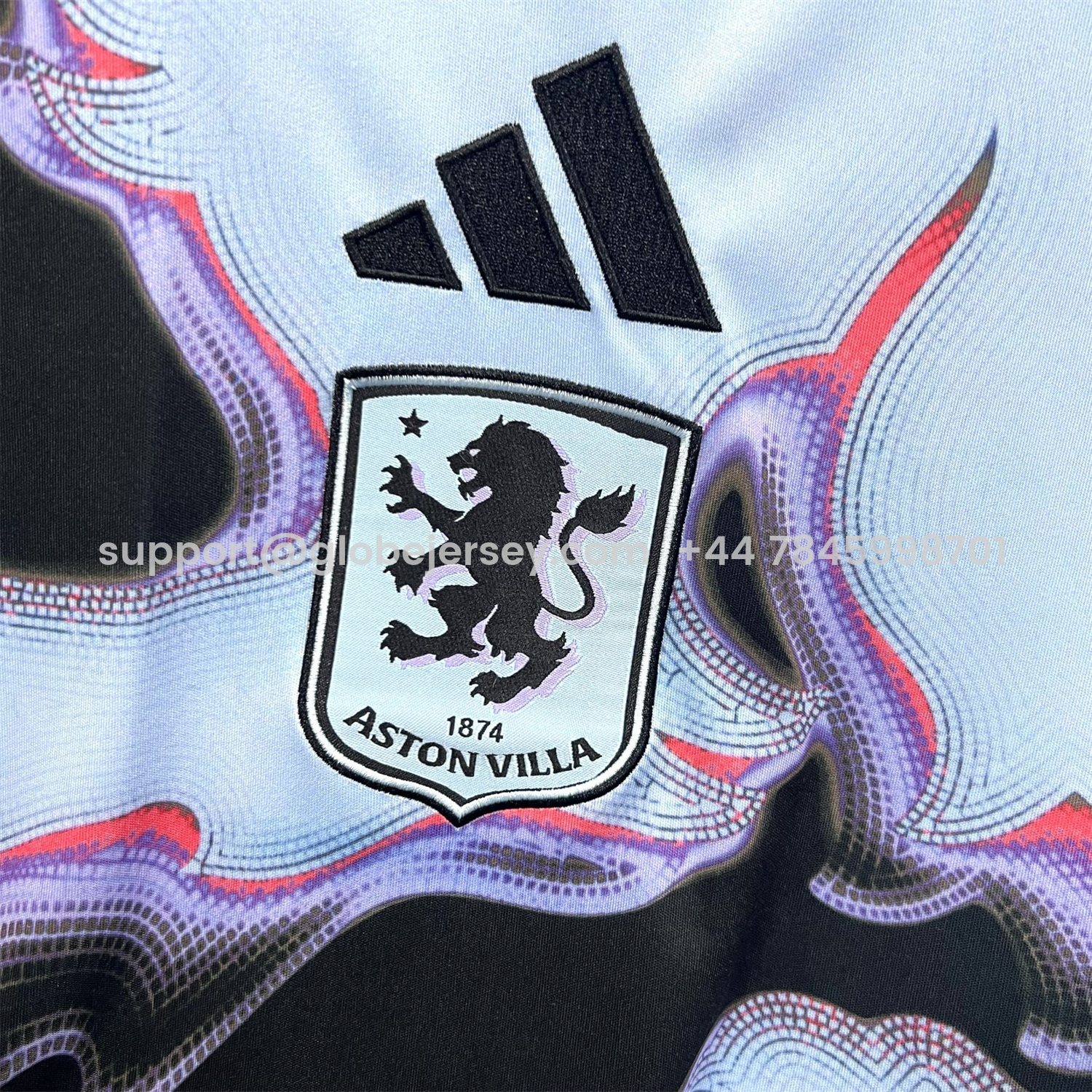 GlobeJersey-Aston Villa 26-27 Pre-Match Jersey - Fans Version