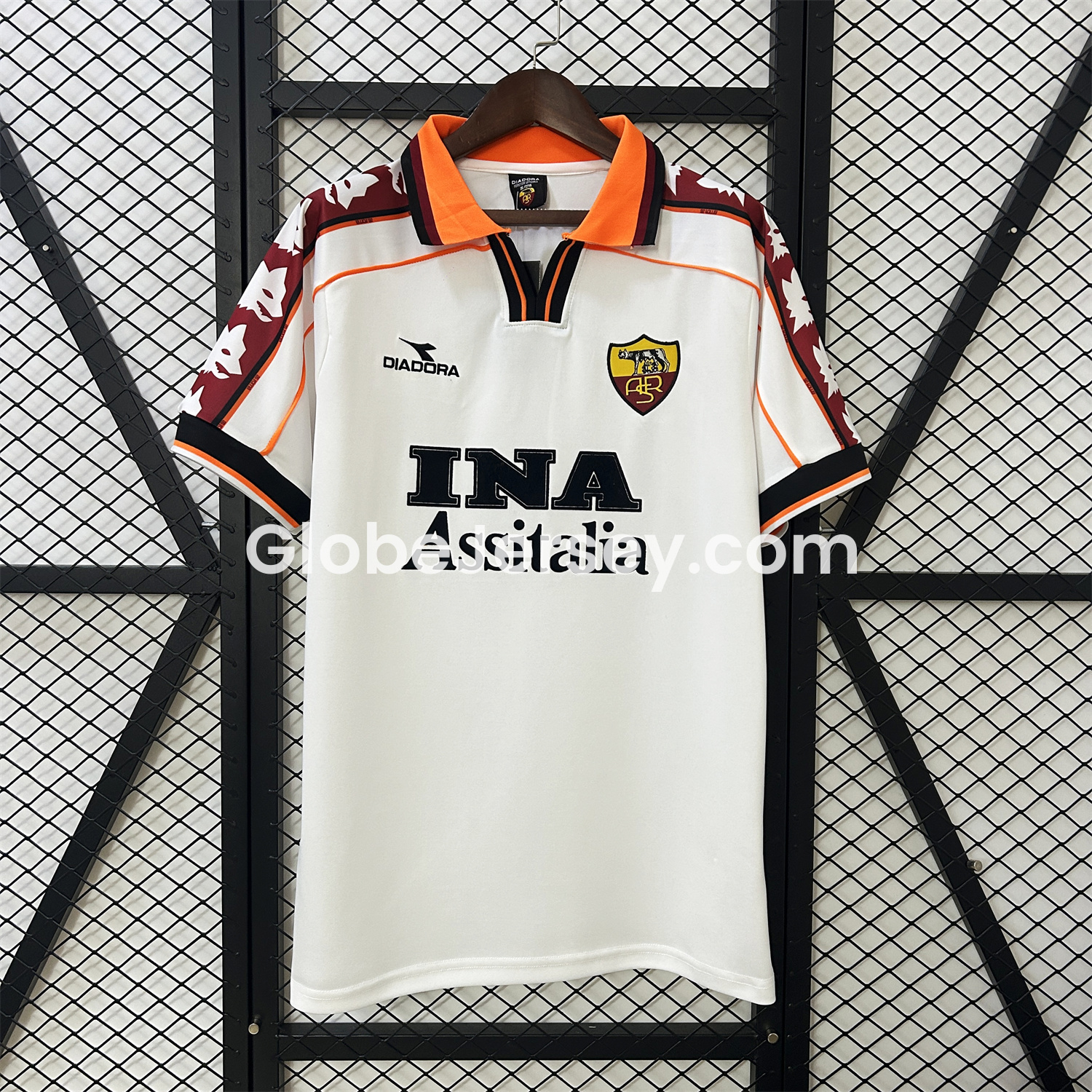 GlobeJersey-Retro Roma 1998-99 Away Jersey
