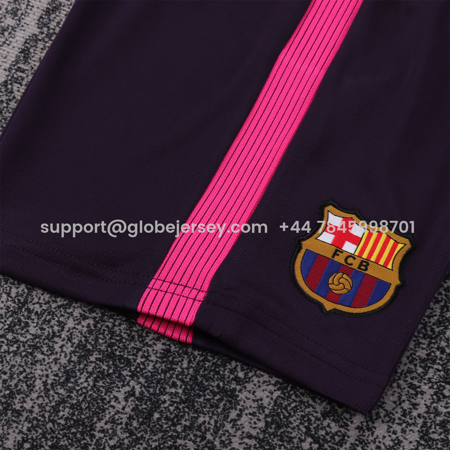 GlobeJersey-Retro Barcelona 2016-17 Away Kids Kit