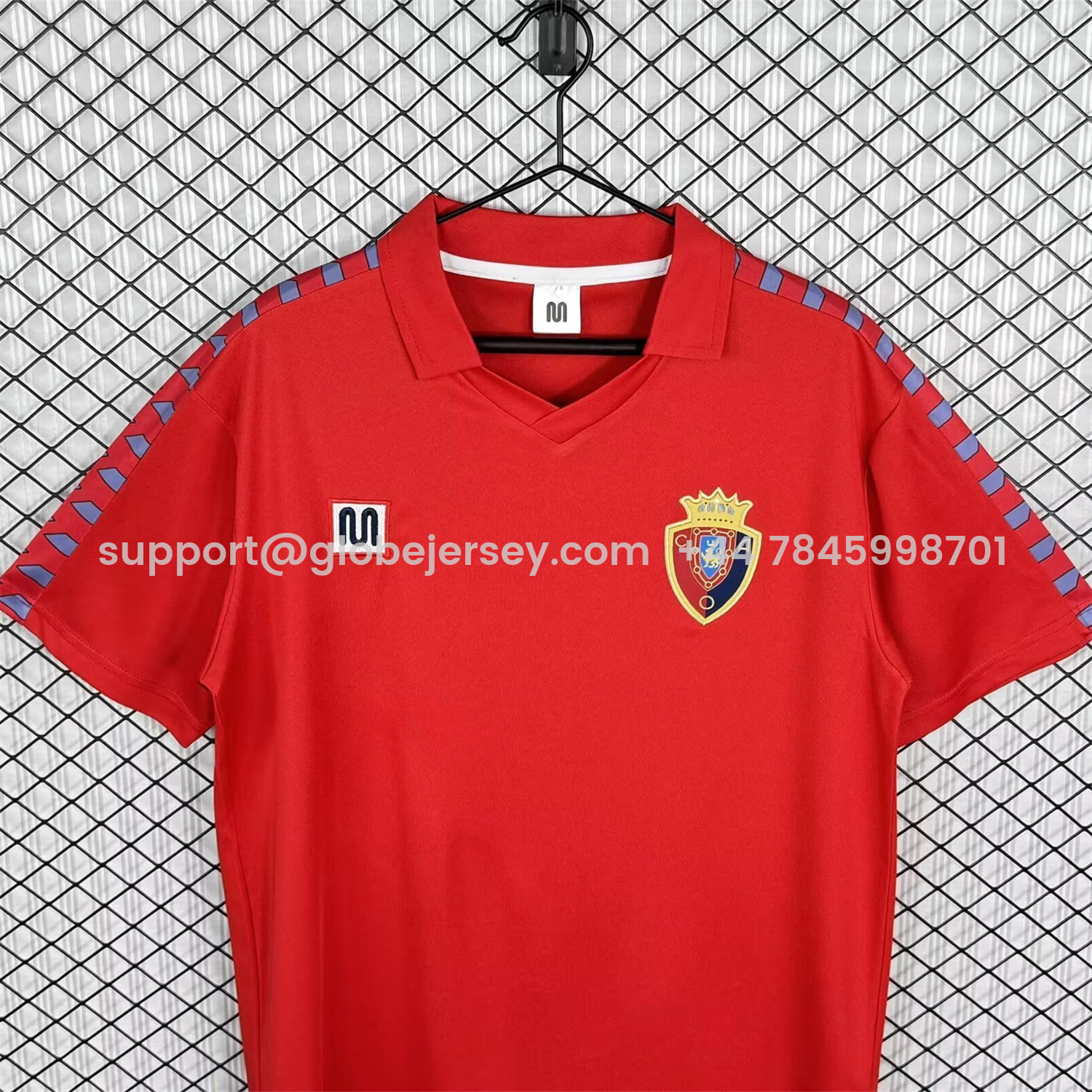 GlobeJersey-Retro Osasuna 1983-84 Home Jersey