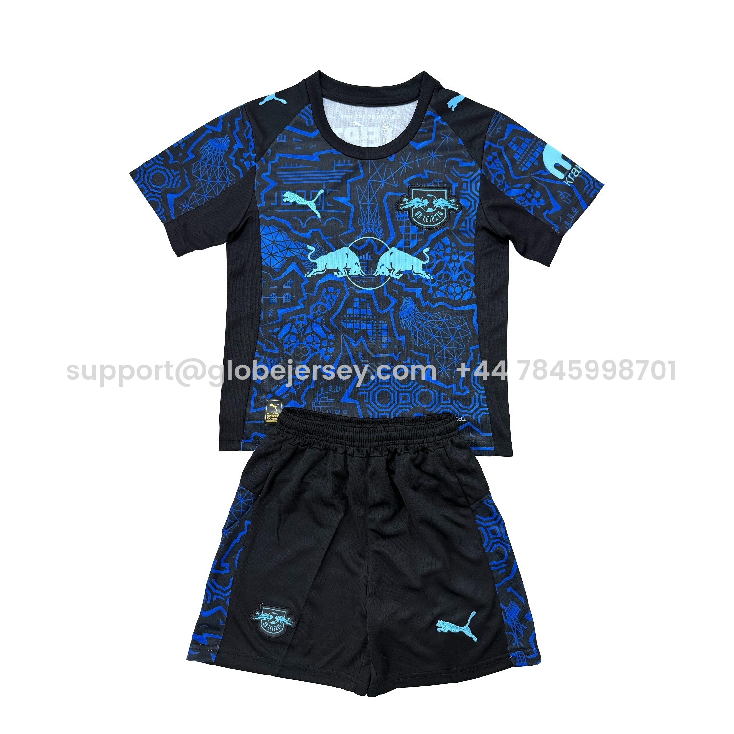 GlobeJersey-RB Leipzig 25-26 Blue Special Men's Adult Jersey Set - Fans Version