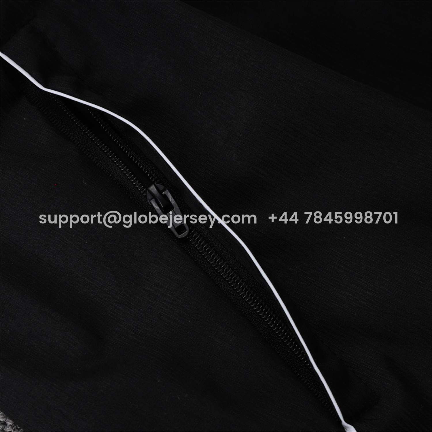 GlobeJersey-Ajax 25-26 Windbreaker Training Set - Black Top and Pants