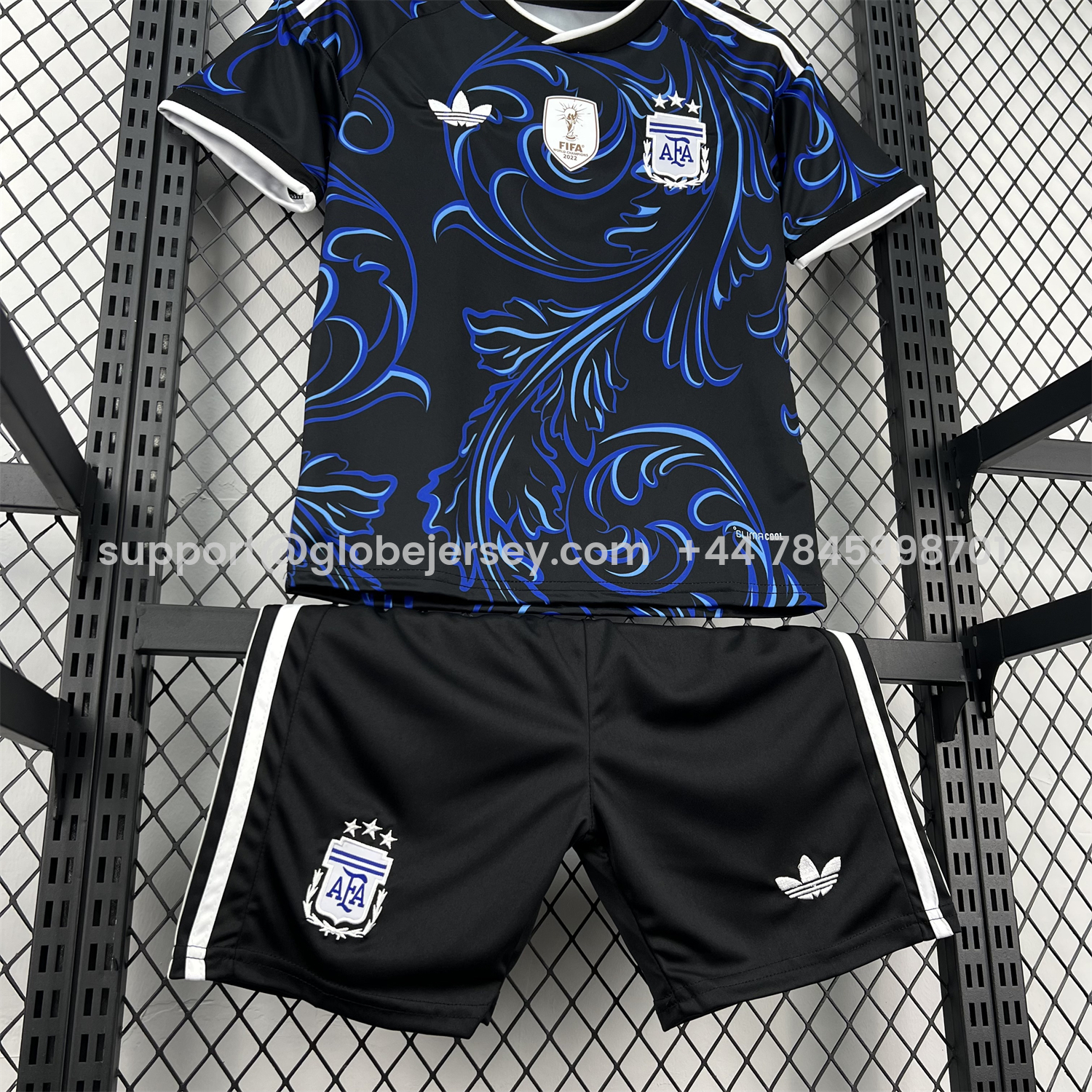 GlobeJersey-Argentina 2026 Away Kids Kit