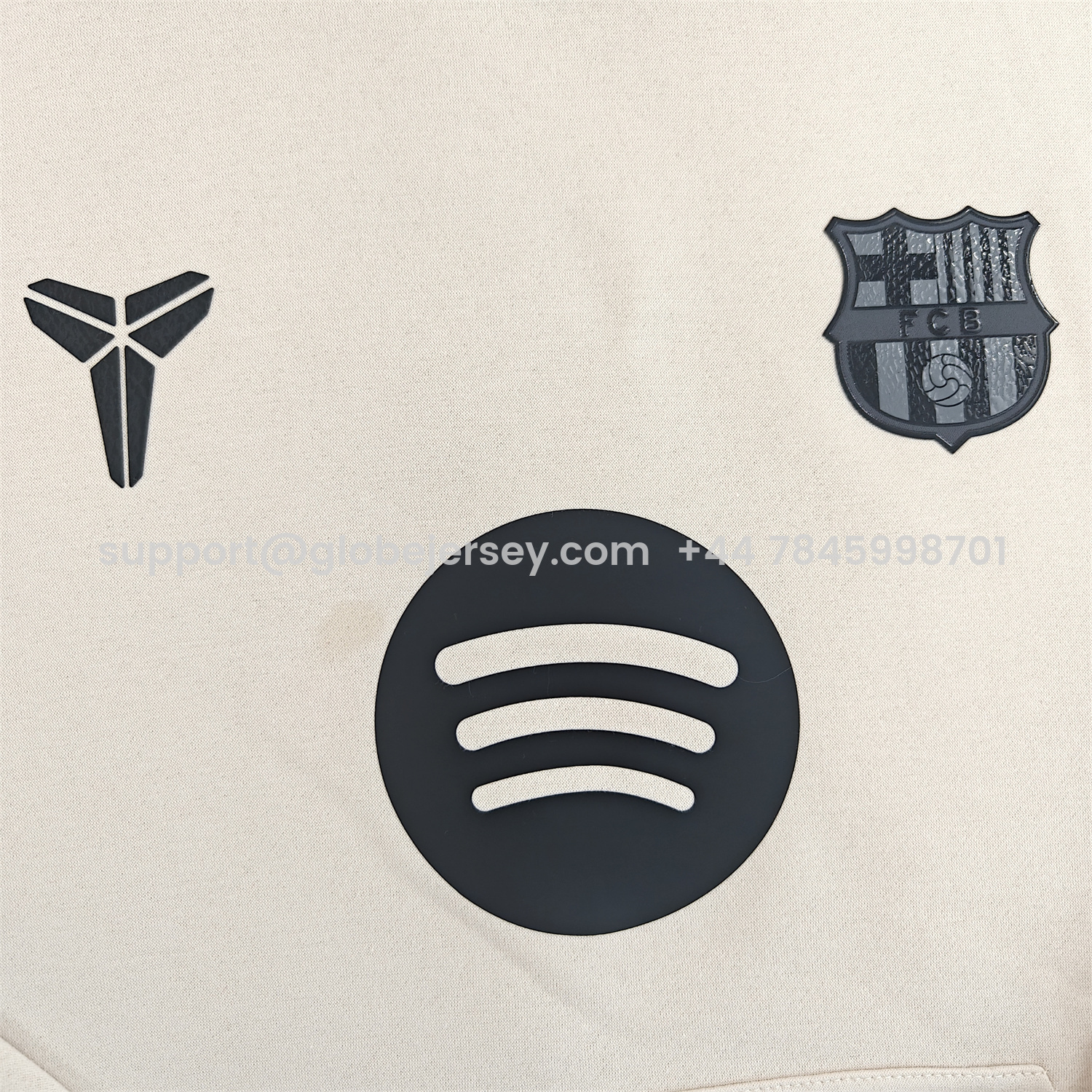 GlobeJersey-Barcelona 25-26 KB Logo Unisex Pullover Hoodie