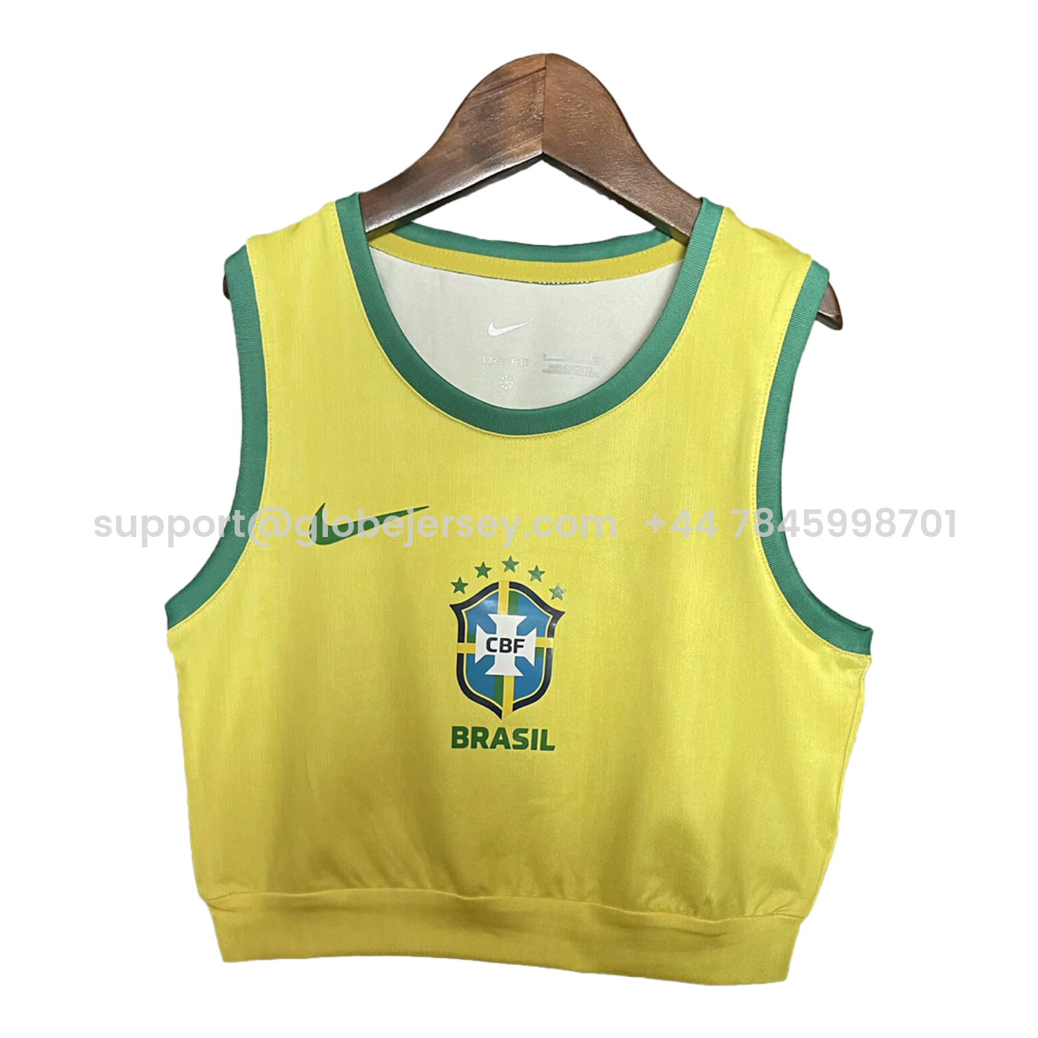 GlobeJersey-Women's Brazil 25-26 Home Red Yoga Vest