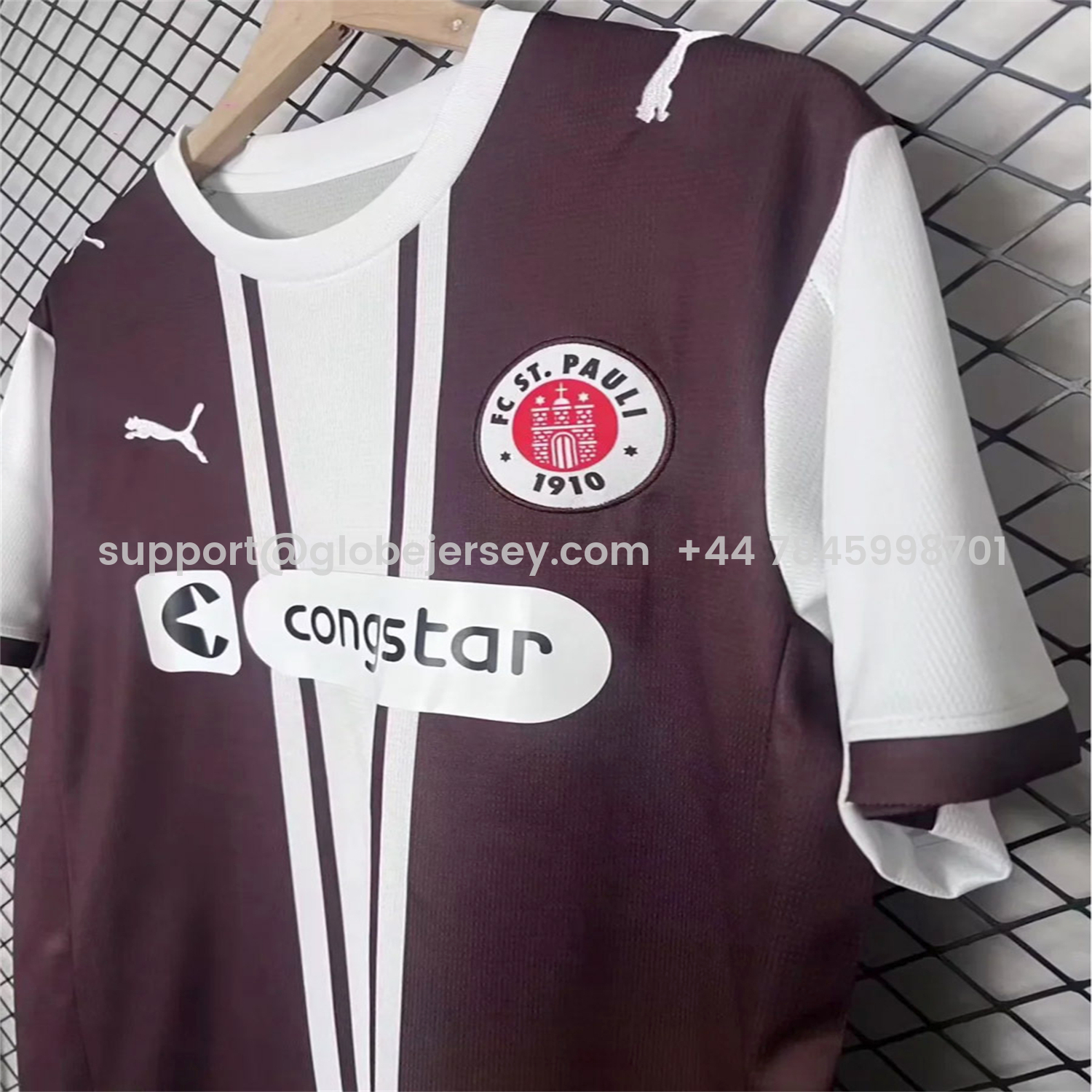 GlobeJersey-St. Pauli 25-26 Classic 1970s Design Special Jersey - Fans Version