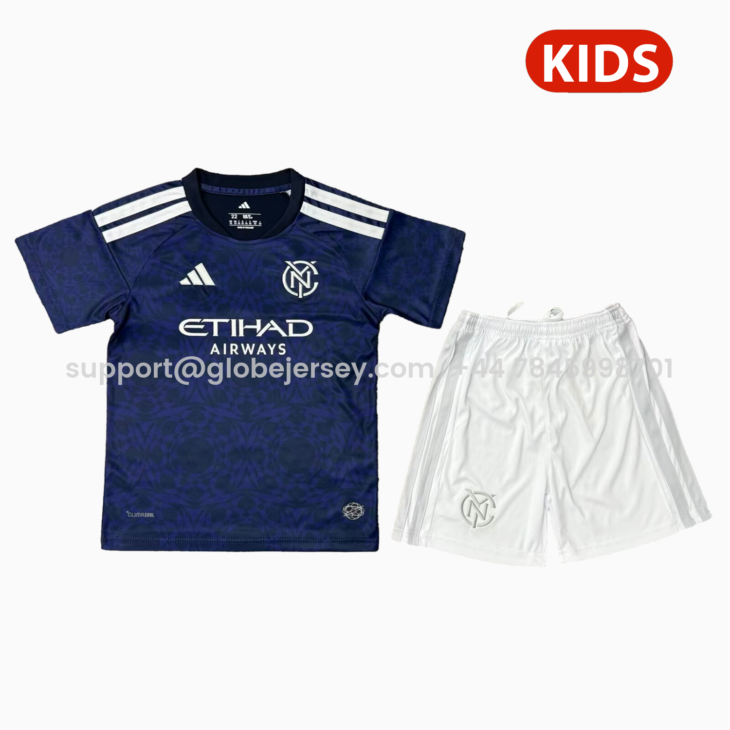 GlobeJersey-New York City 2026 Home Kids Kit