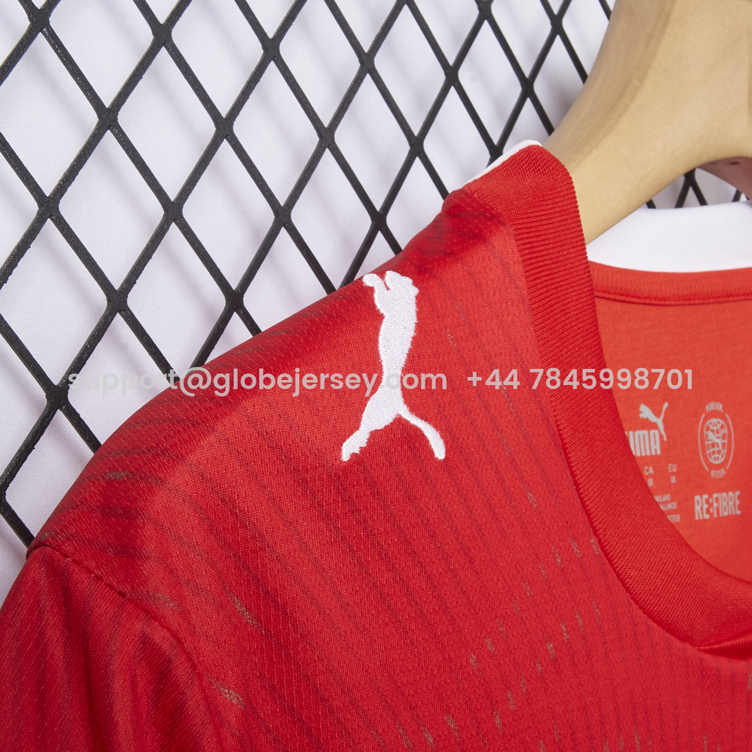 GlobeJersey-Switzerland 2026 Home Red Jersey - Fans Version
