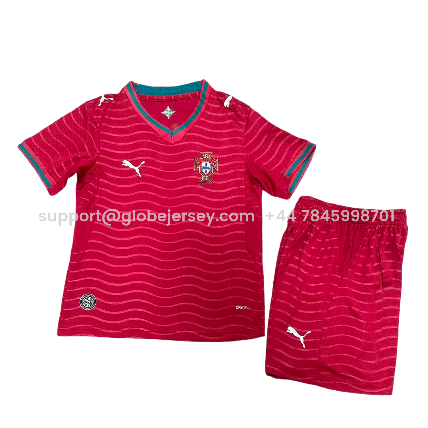 GlobeJersey-Portugal 2026 Home Kids Kit