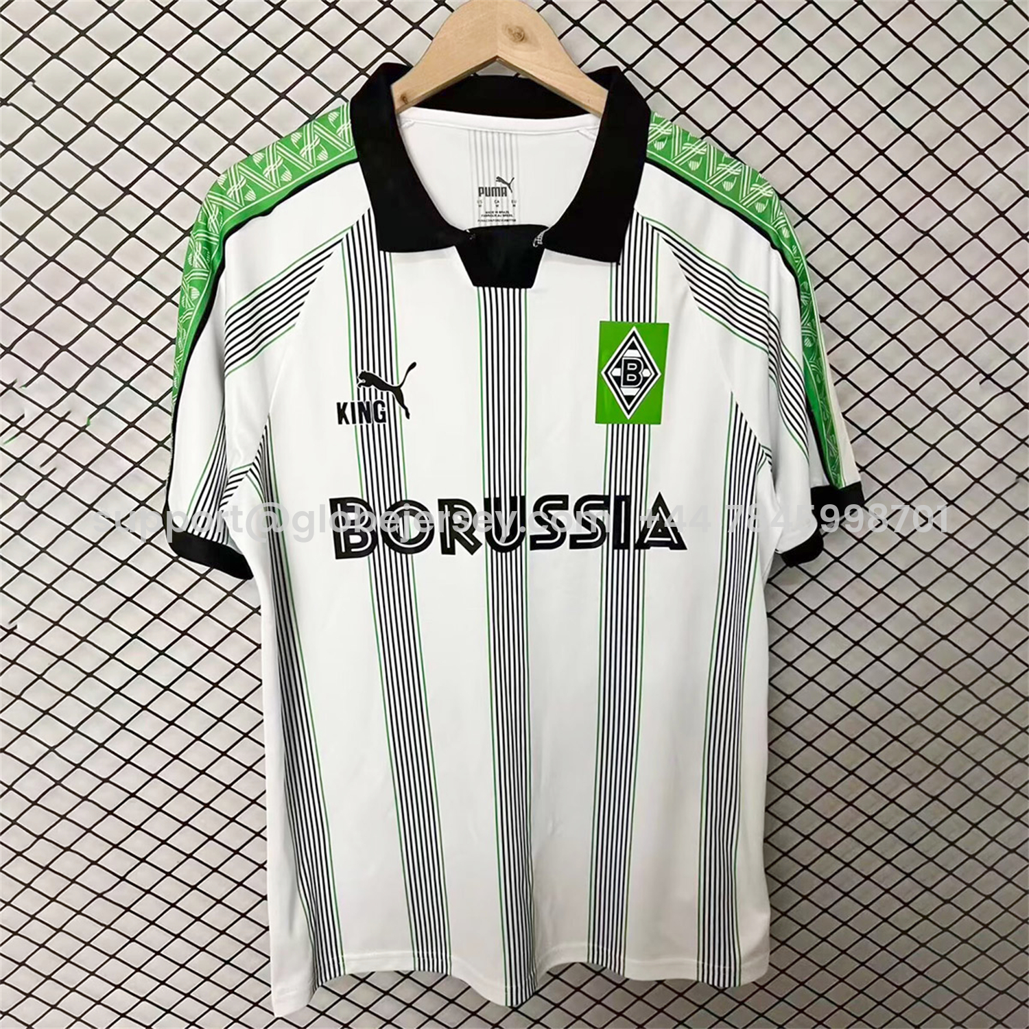 GlobeJersey-Borussia Mönchengladbach 25-26 King Retro Style Special Jersey - Fans Version
