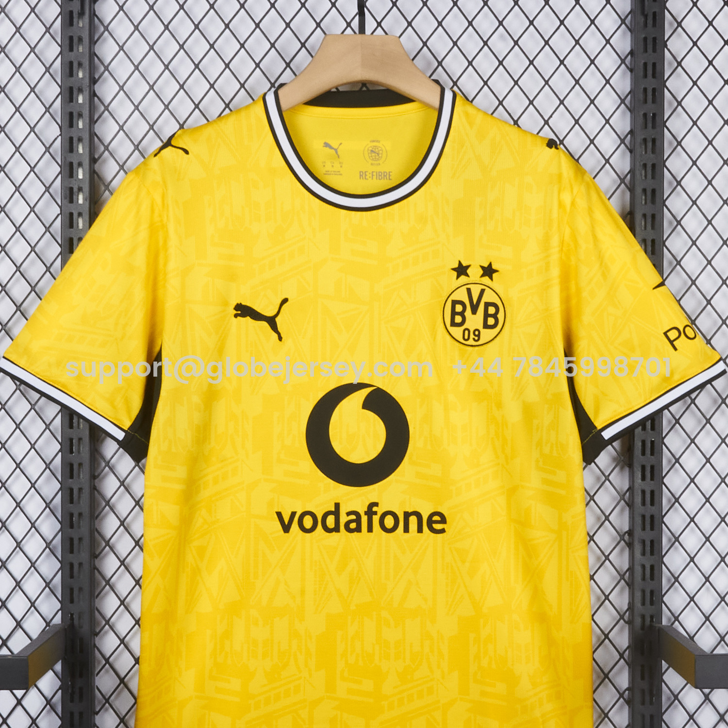 GlobeJersey-【Hummels Special Font】Dortmund 26-27 Home Jersey - Fans Version